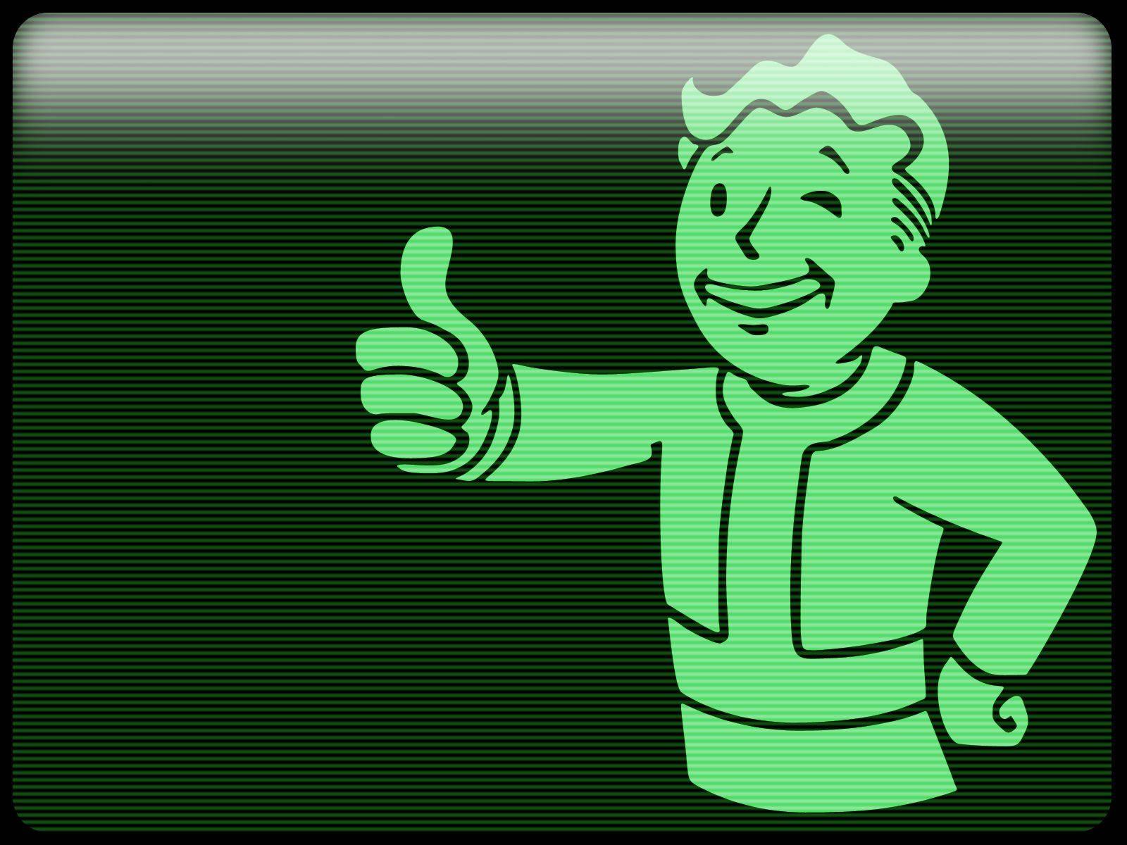 Vault Boy, the official icon of Fallout — 1600x1200 wallpaper