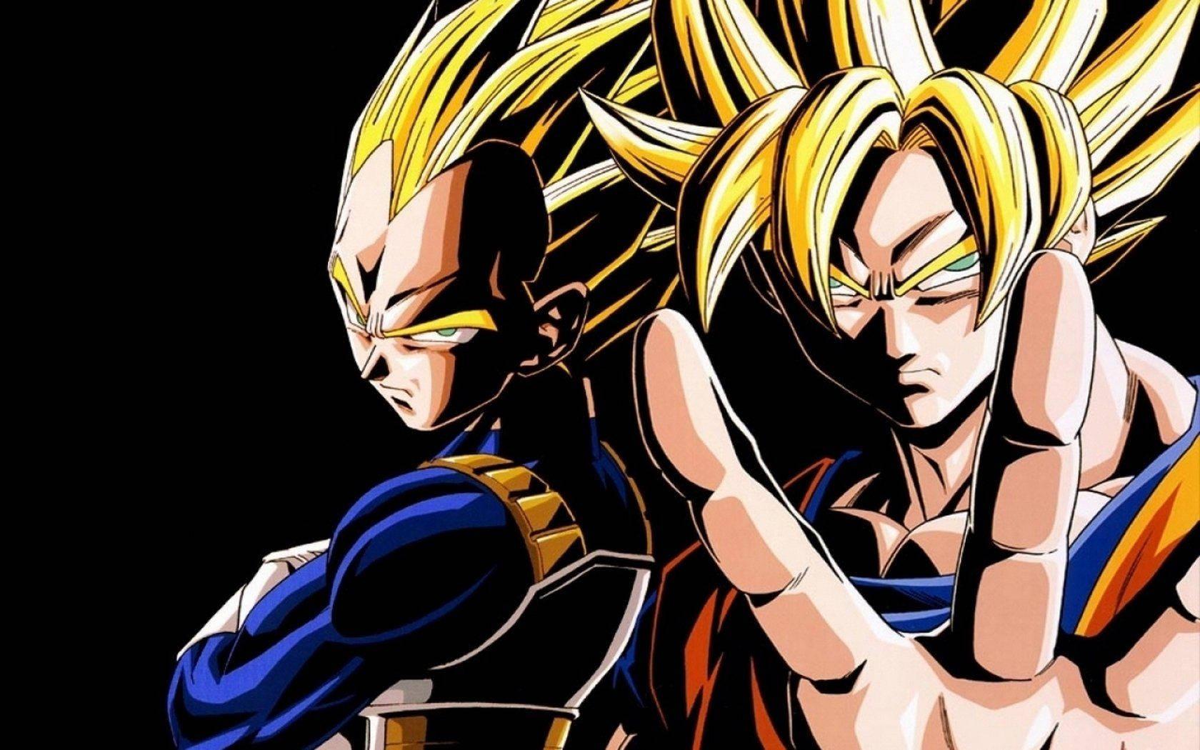 Vegeta and Goku Team Up to Take Down Enemies — 1680x1050 wallpaper