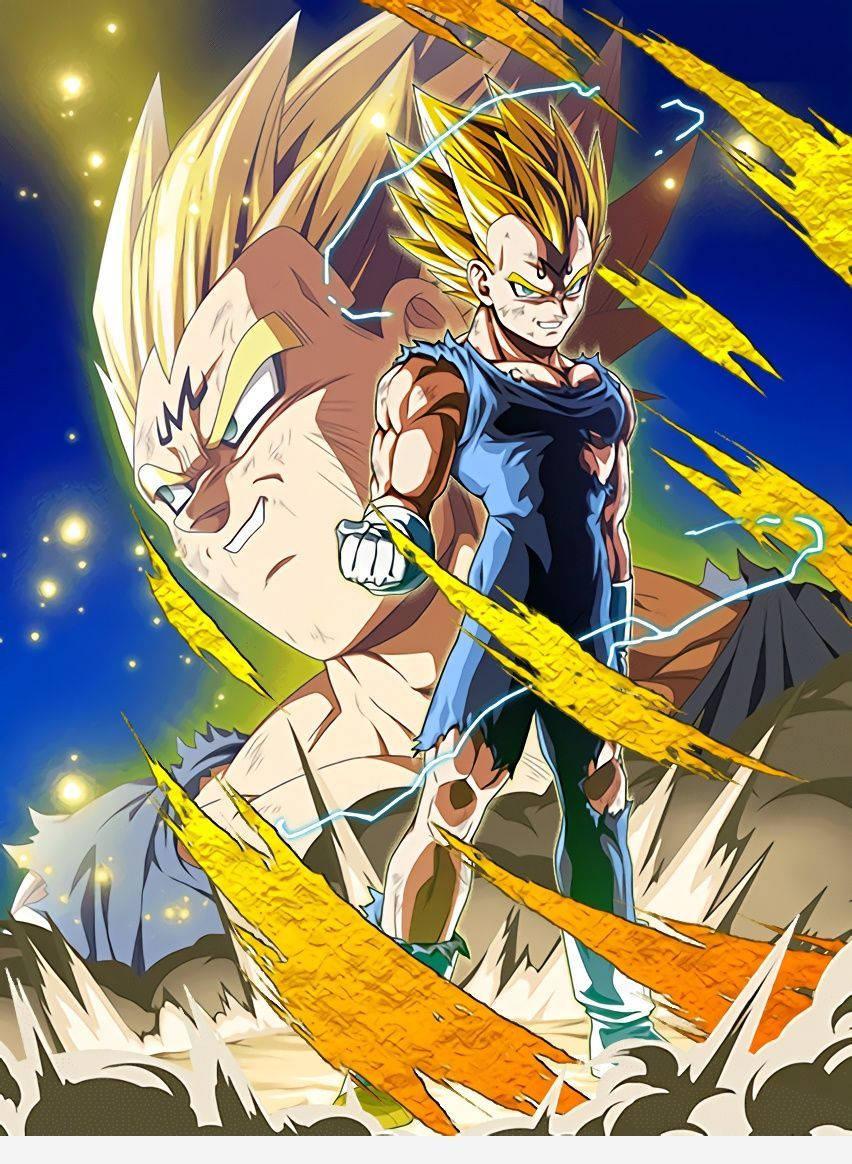 Vegeta in his Majin state — 852x1164 wallpaper