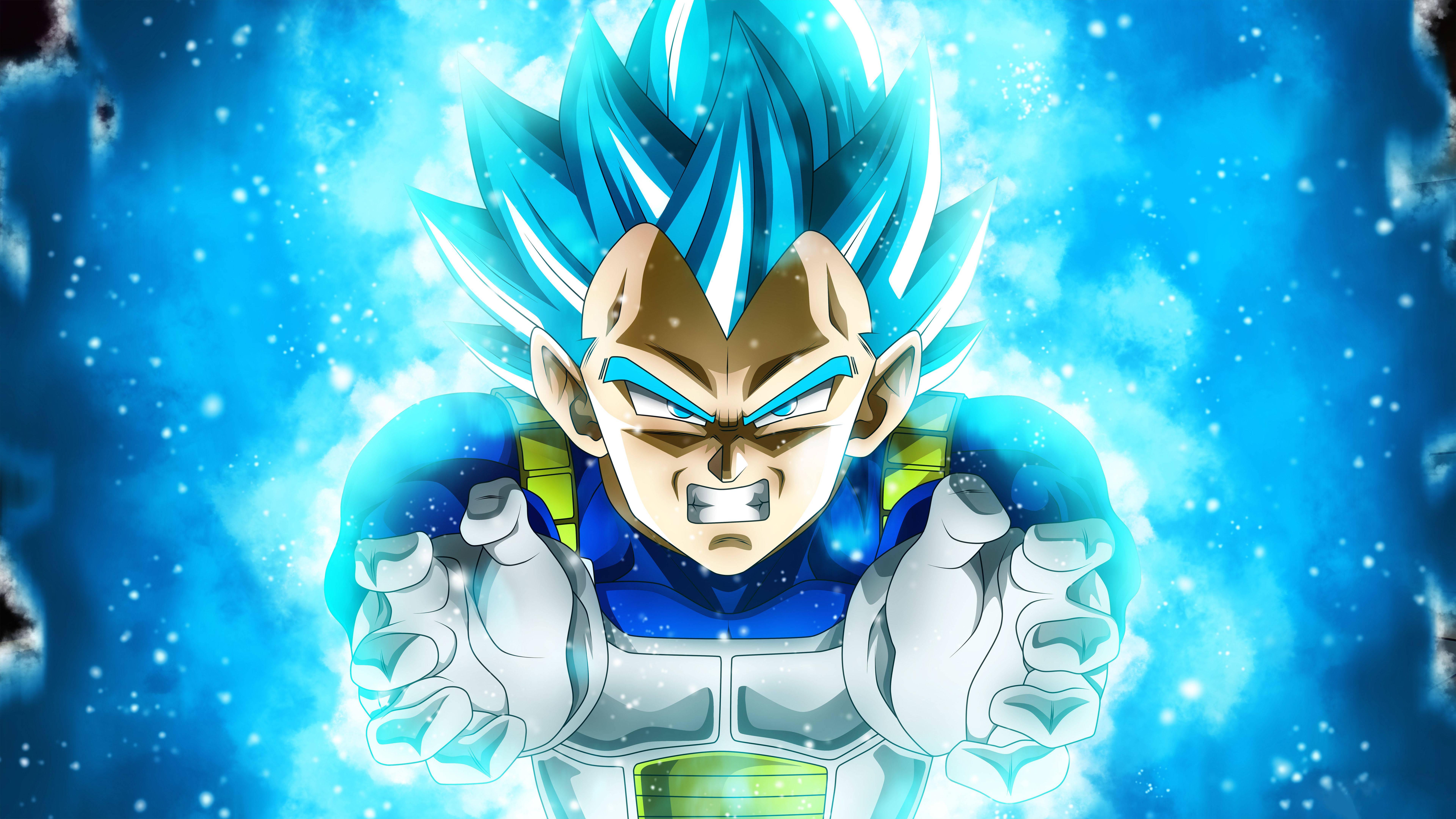 Vegeta Prepares for the Tournament of Power in Dragon Ball Super — 7680x4320 wallpaper