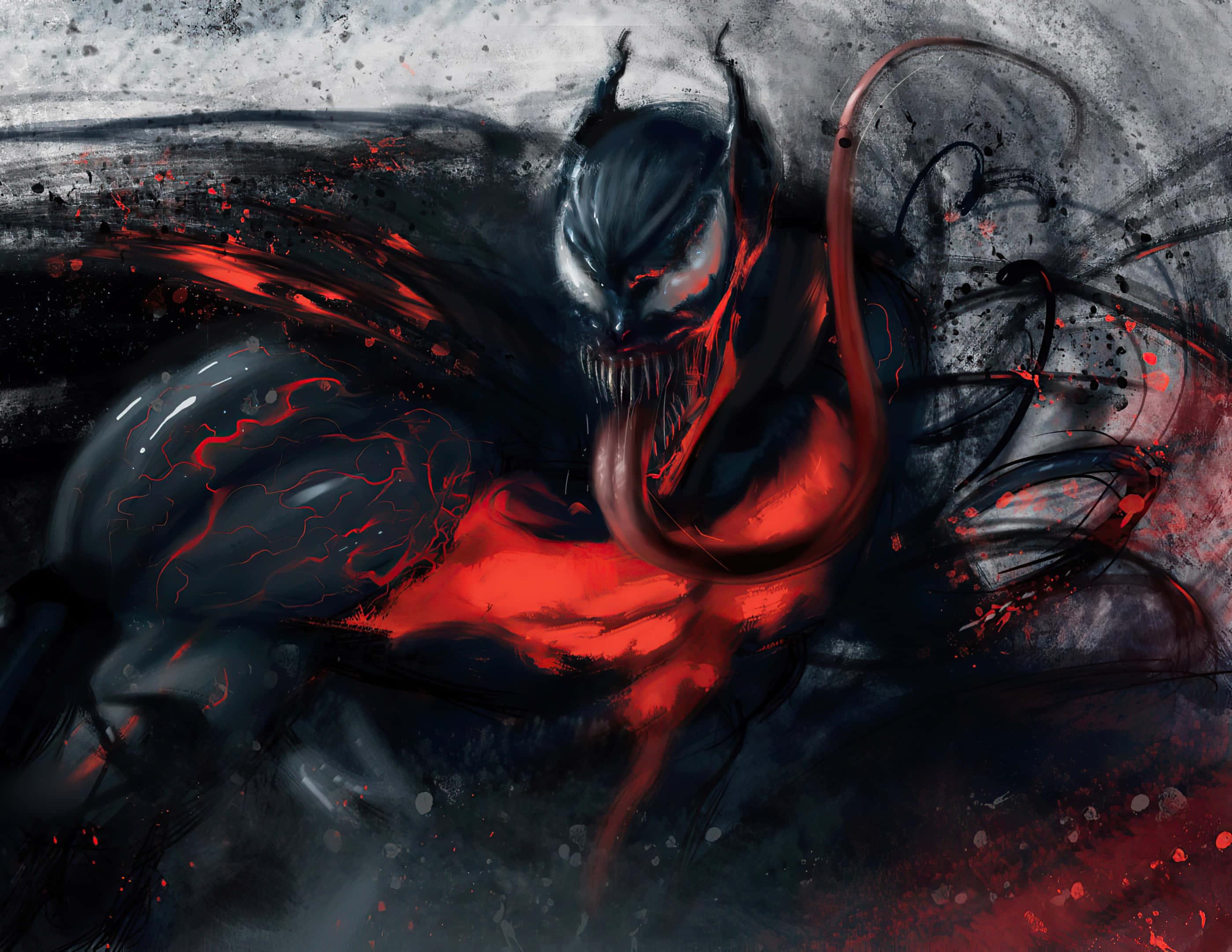 Venom lights up the night — 2799x2164 wallpaper