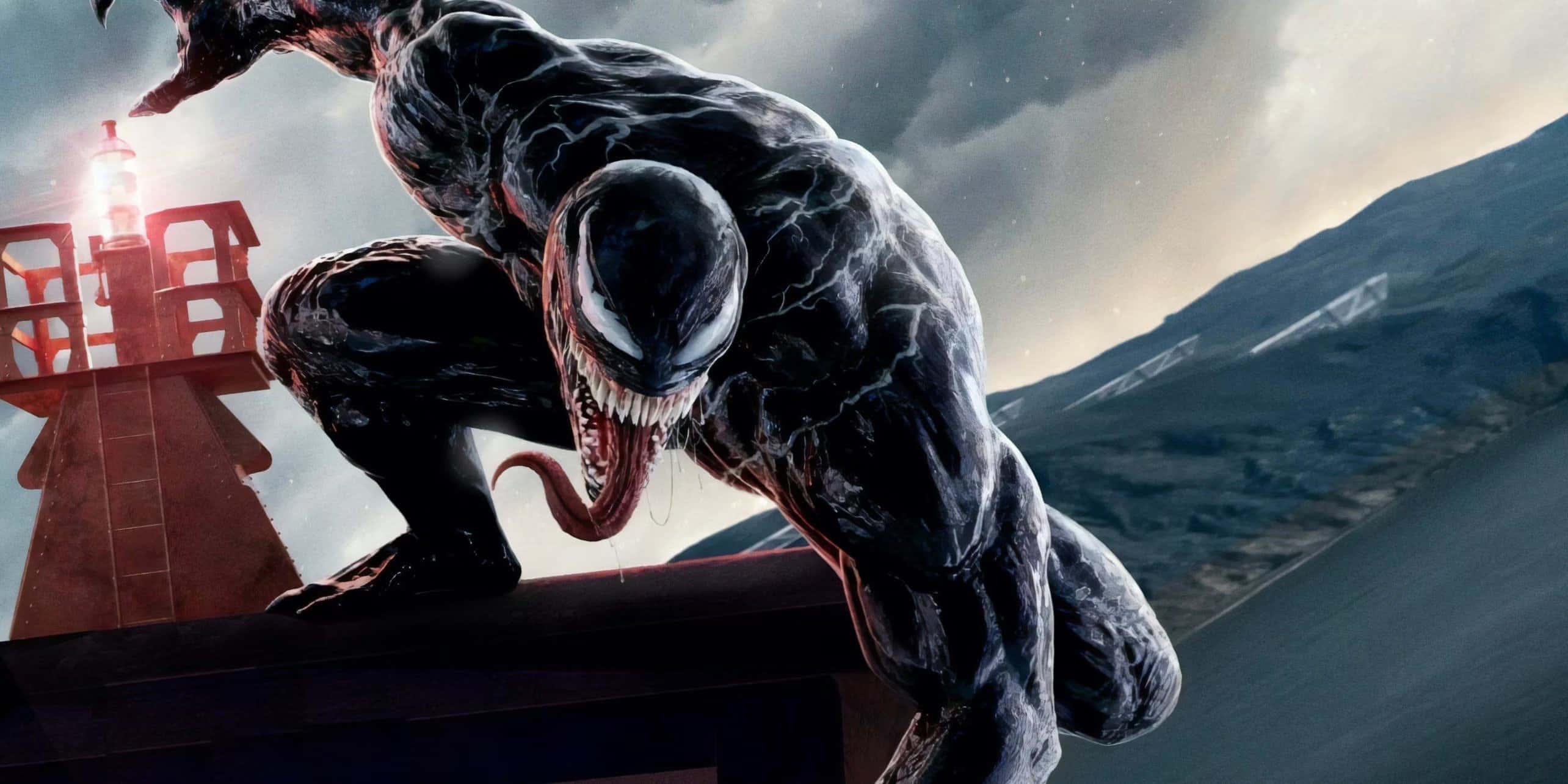 Venom, the Dark Alter-Ego — 2568x1284 wallpaper