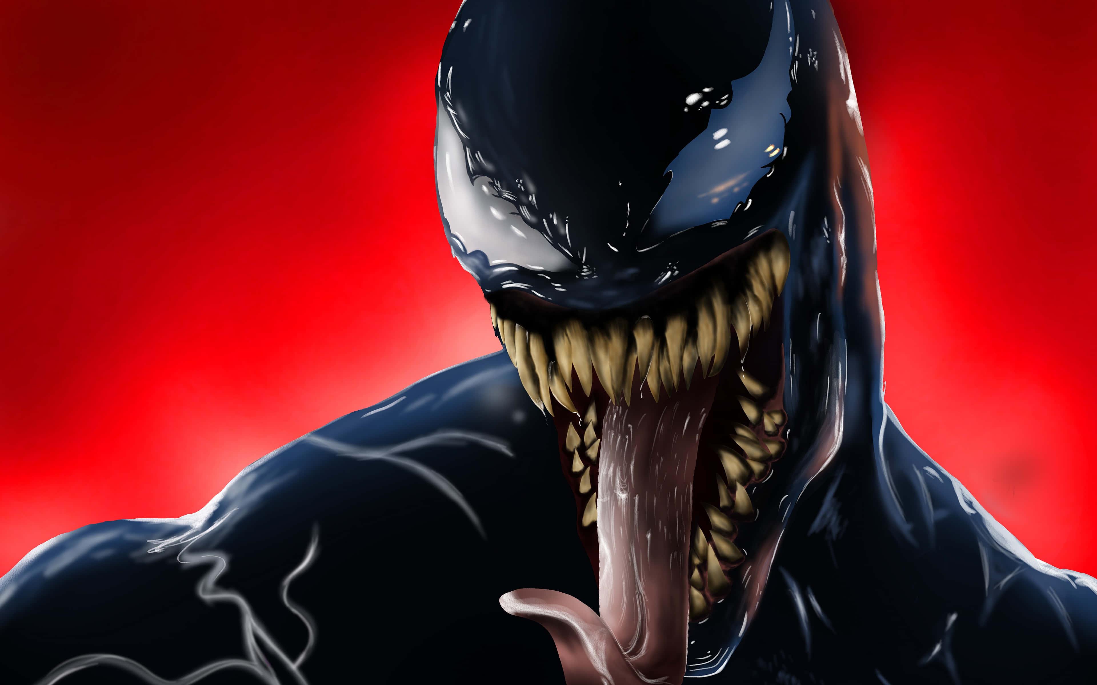 Venom, the fearsome Symbiote — 3840x2400 wallpaper