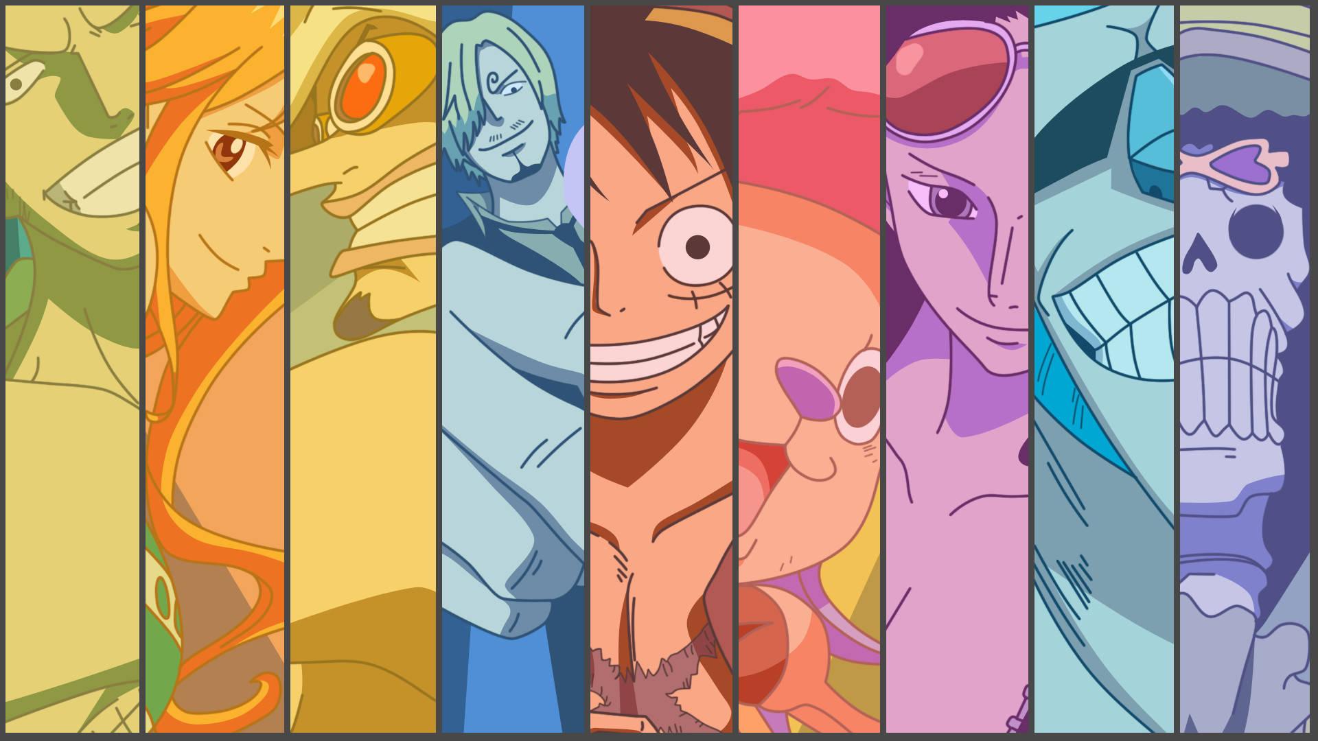 Vertical Collage One Piece Desktop — 1920x1080 wallpaper