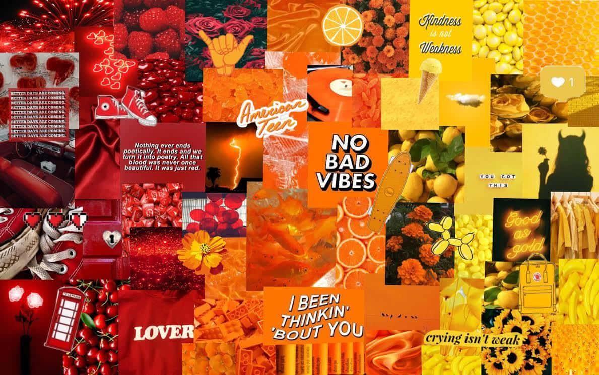 Vibrant Aesthetic Collage Displaying a Fusion of Retro and Modern Art Elements — 1189x745 wallpaper