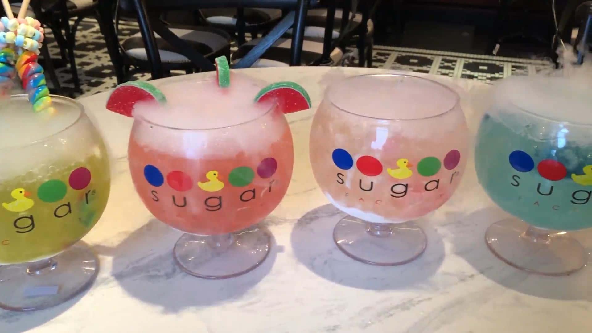 Vibrant and Inviting Goblet Cocktail Drinks
