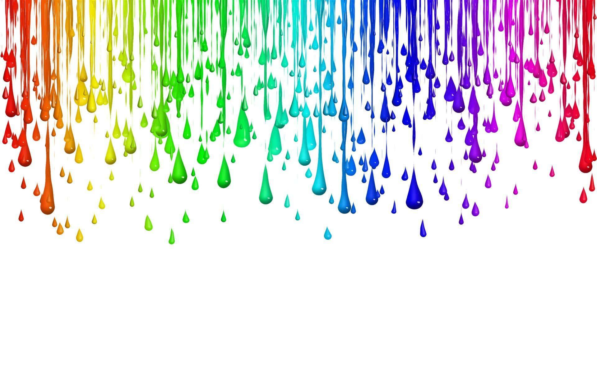 Vibrant Colored Drip Background in High Resolution — 1920x1200 wallpaper