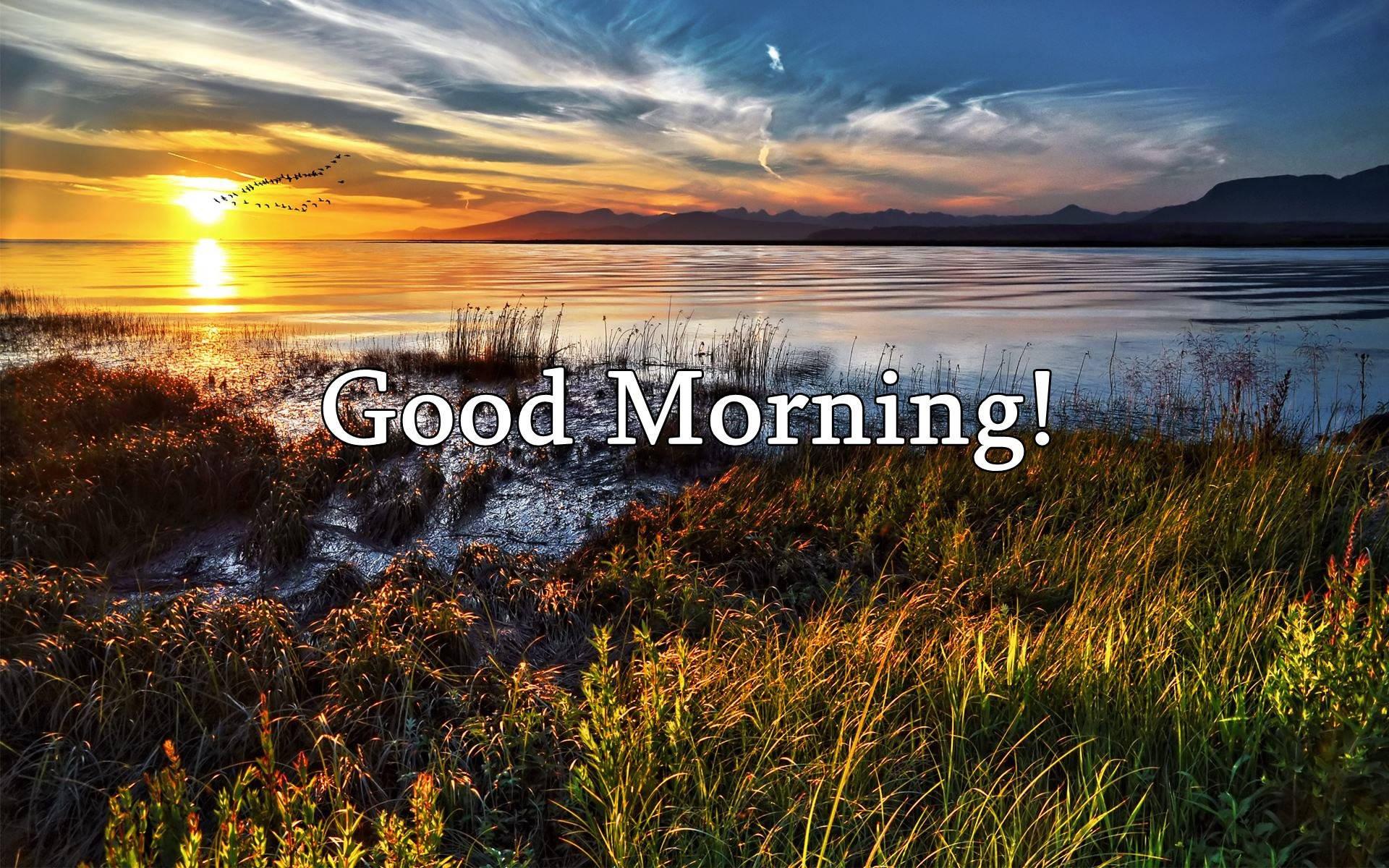 Vibrant Lake Landscape Good Morning — 1920x1200 wallpaper