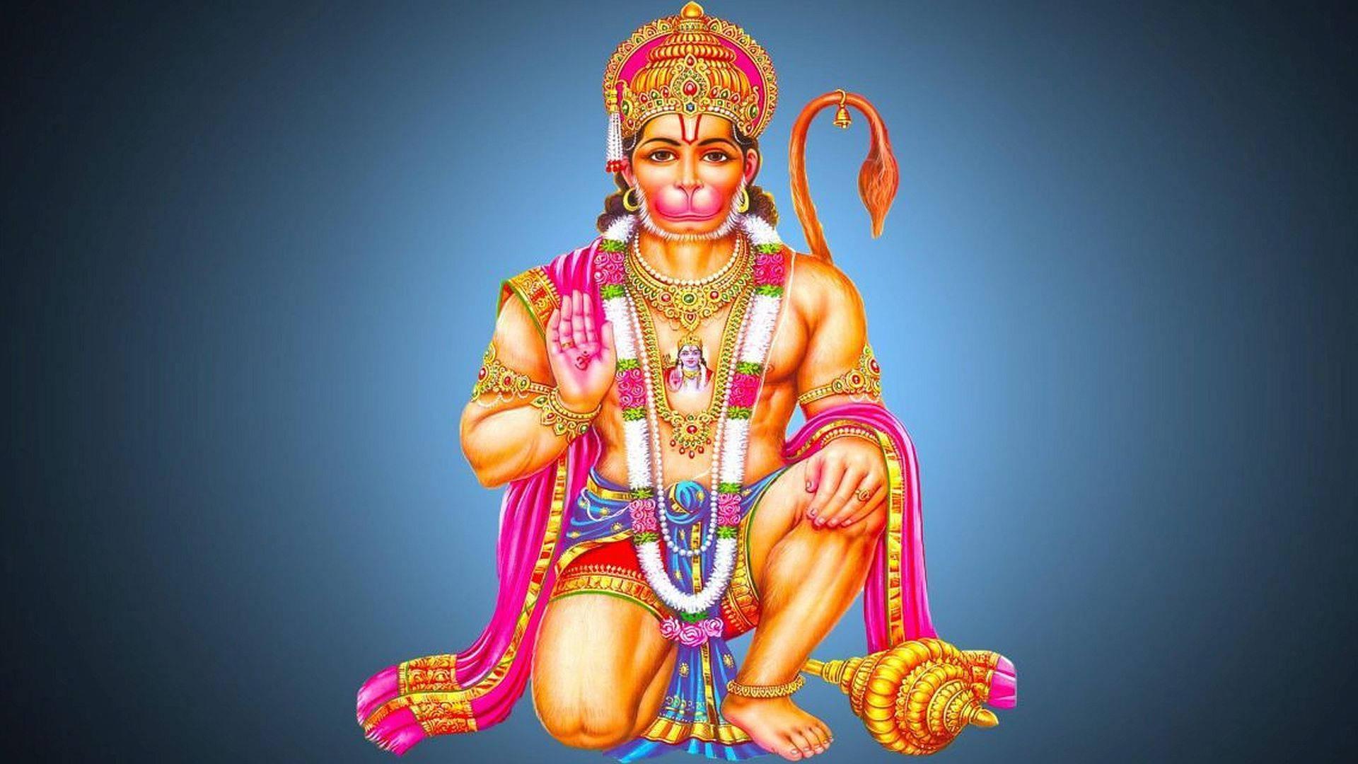 Vibrant Lord Hanuman 3D Art — 1920x1080 wallpaper