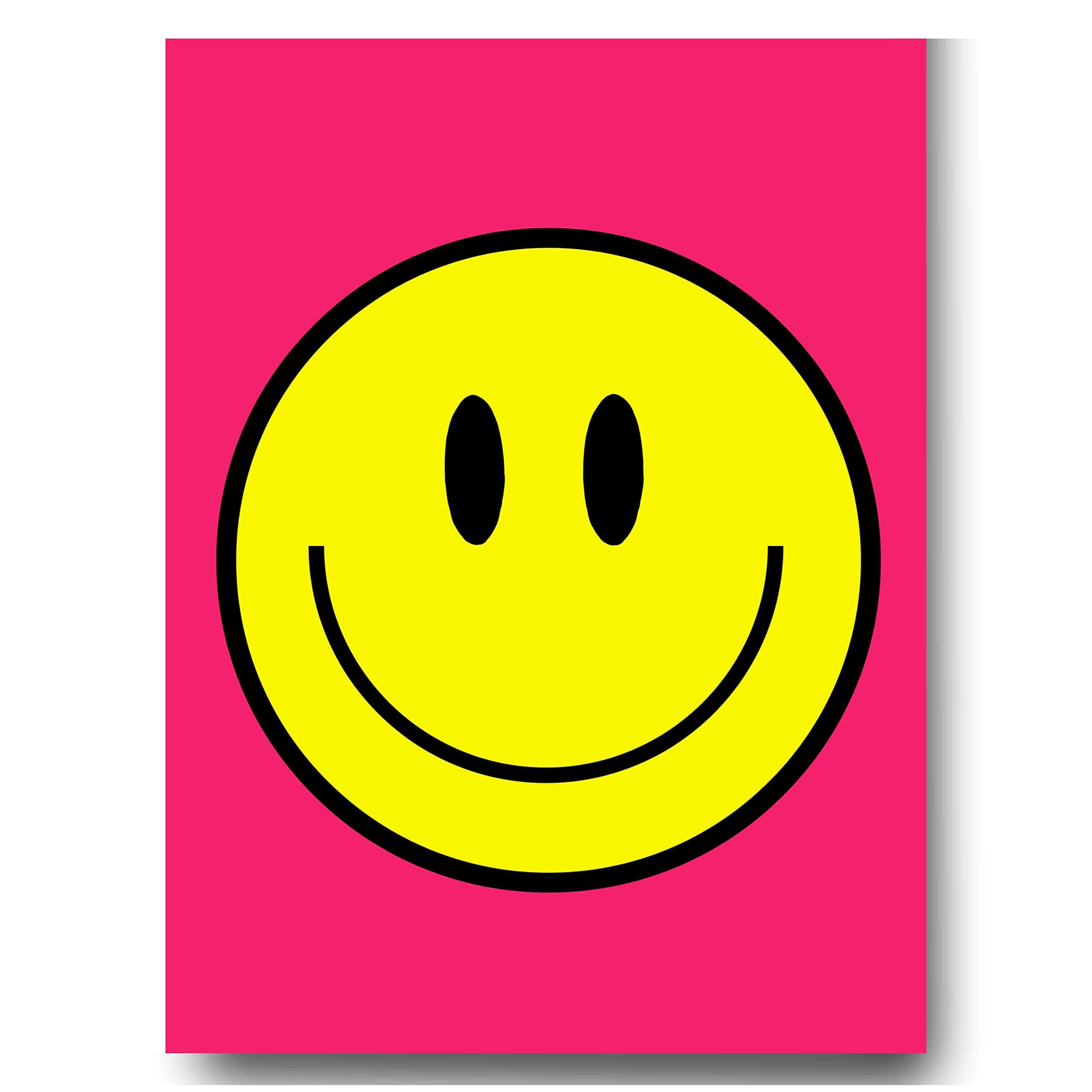 Vibrant Preppy Smiley Face Background — 2560x2560 wallpaper
