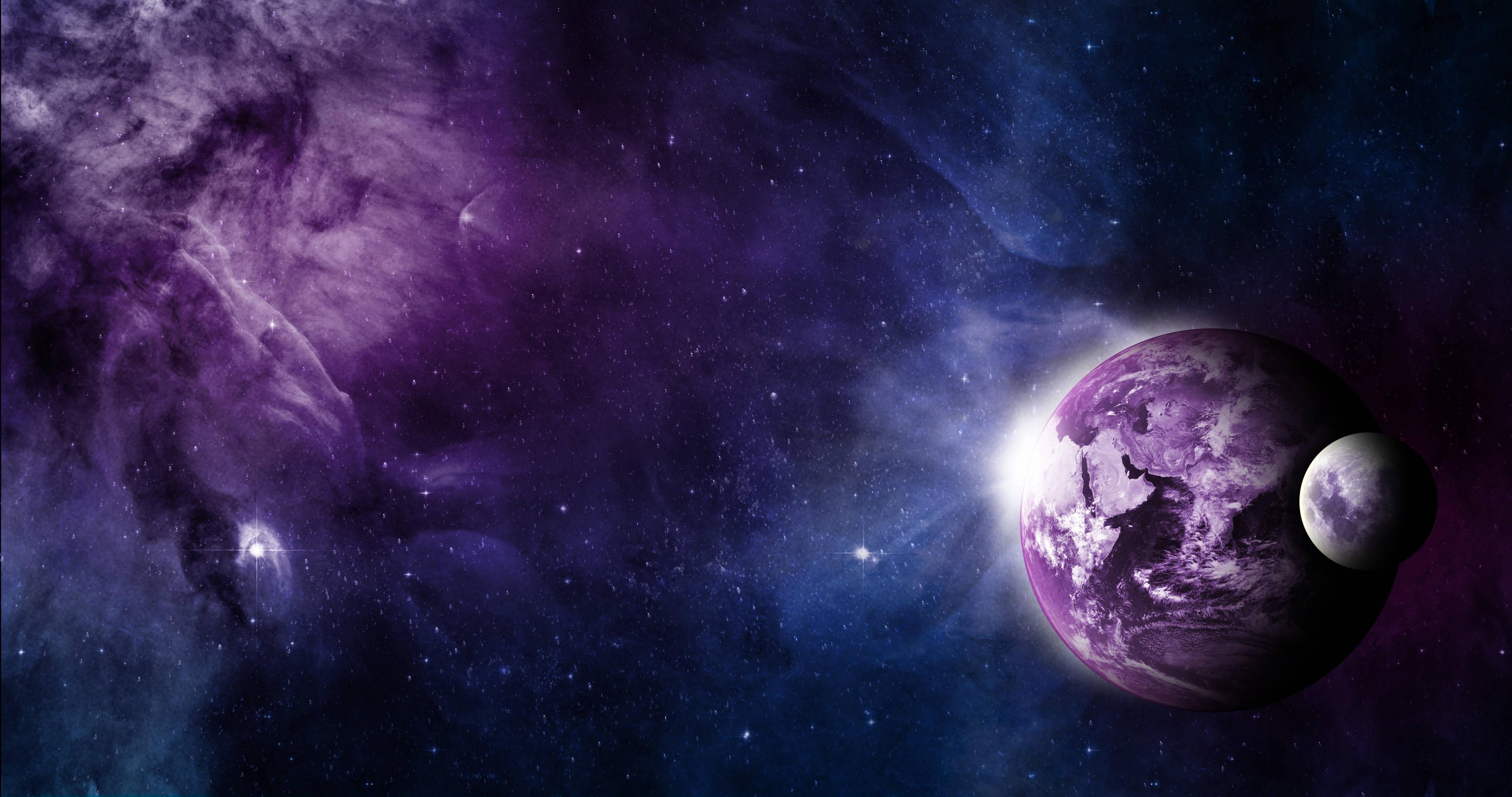 View of the World From Space — 4096x2160 wallpaper
