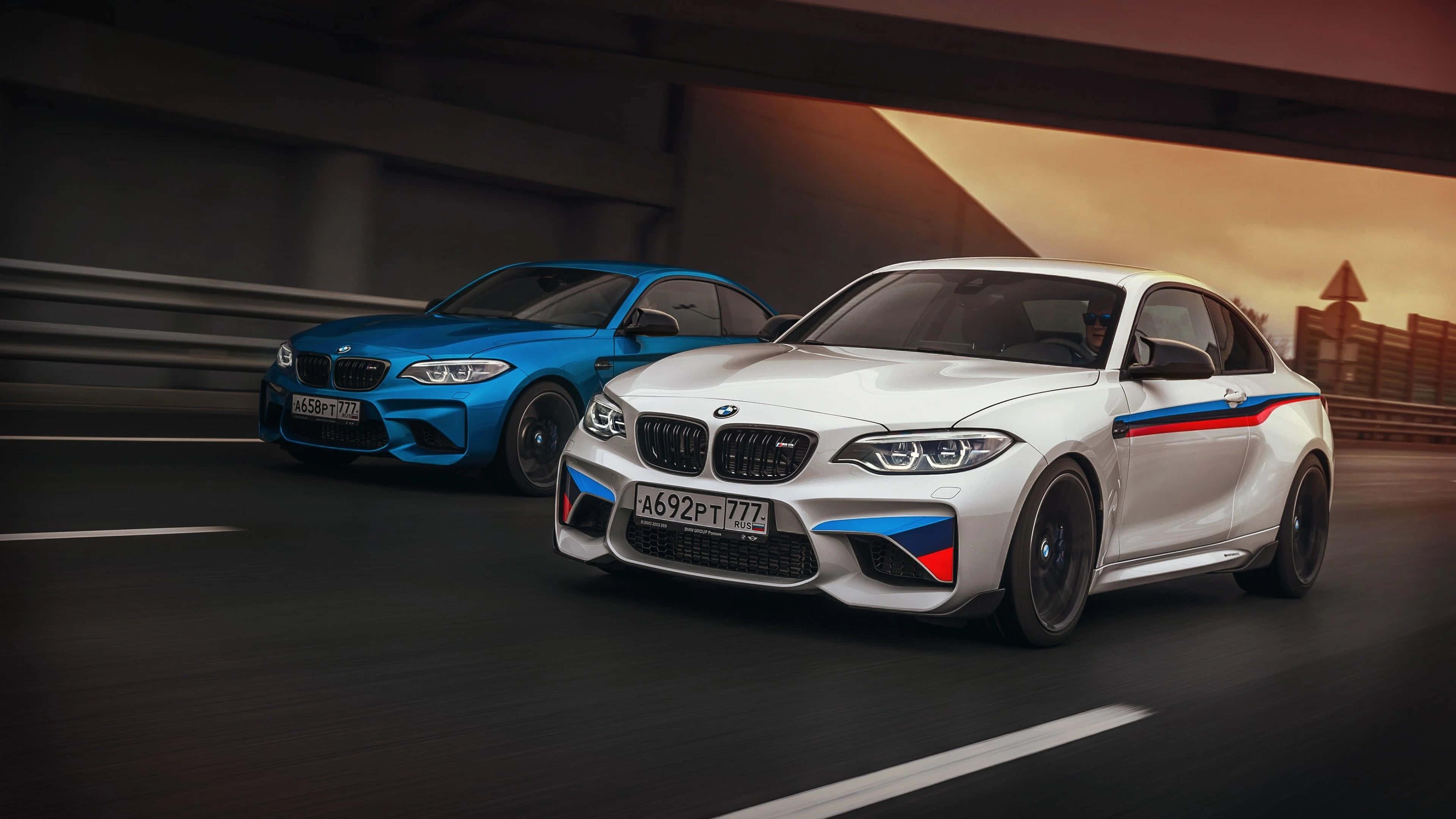 View the Incredible Design of a Red BMW — 3840x2160 wallpaper