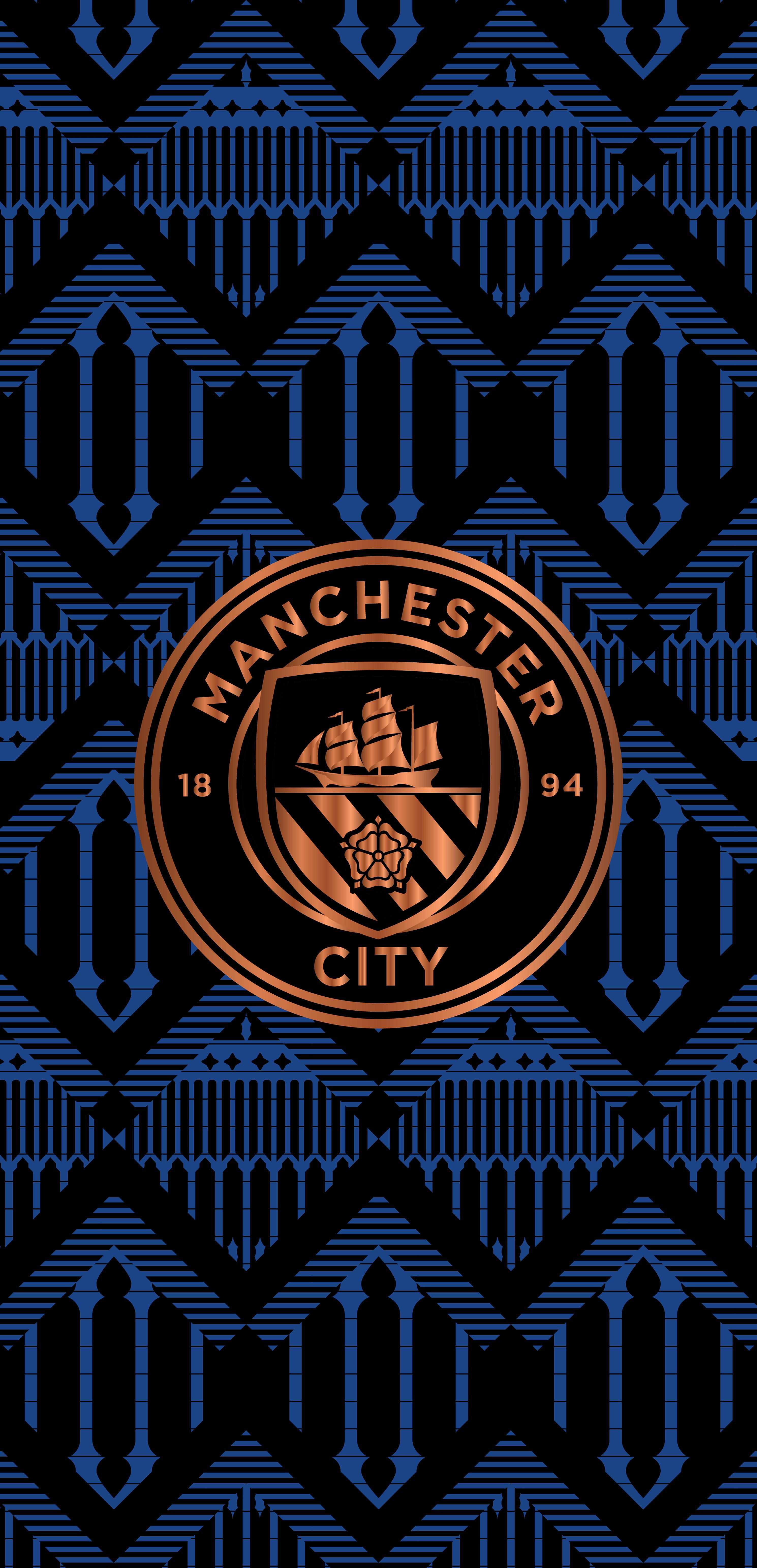 Vintage Manchester City Logo — 2979x6167 wallpaper