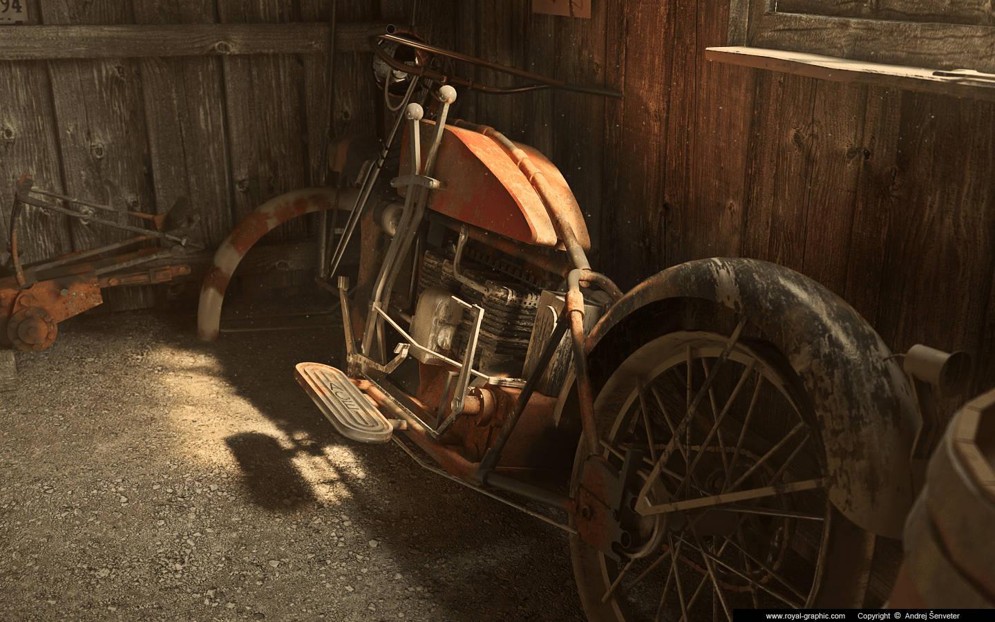 Vintage Motorcycle Picture — 1440x900 wallpaper