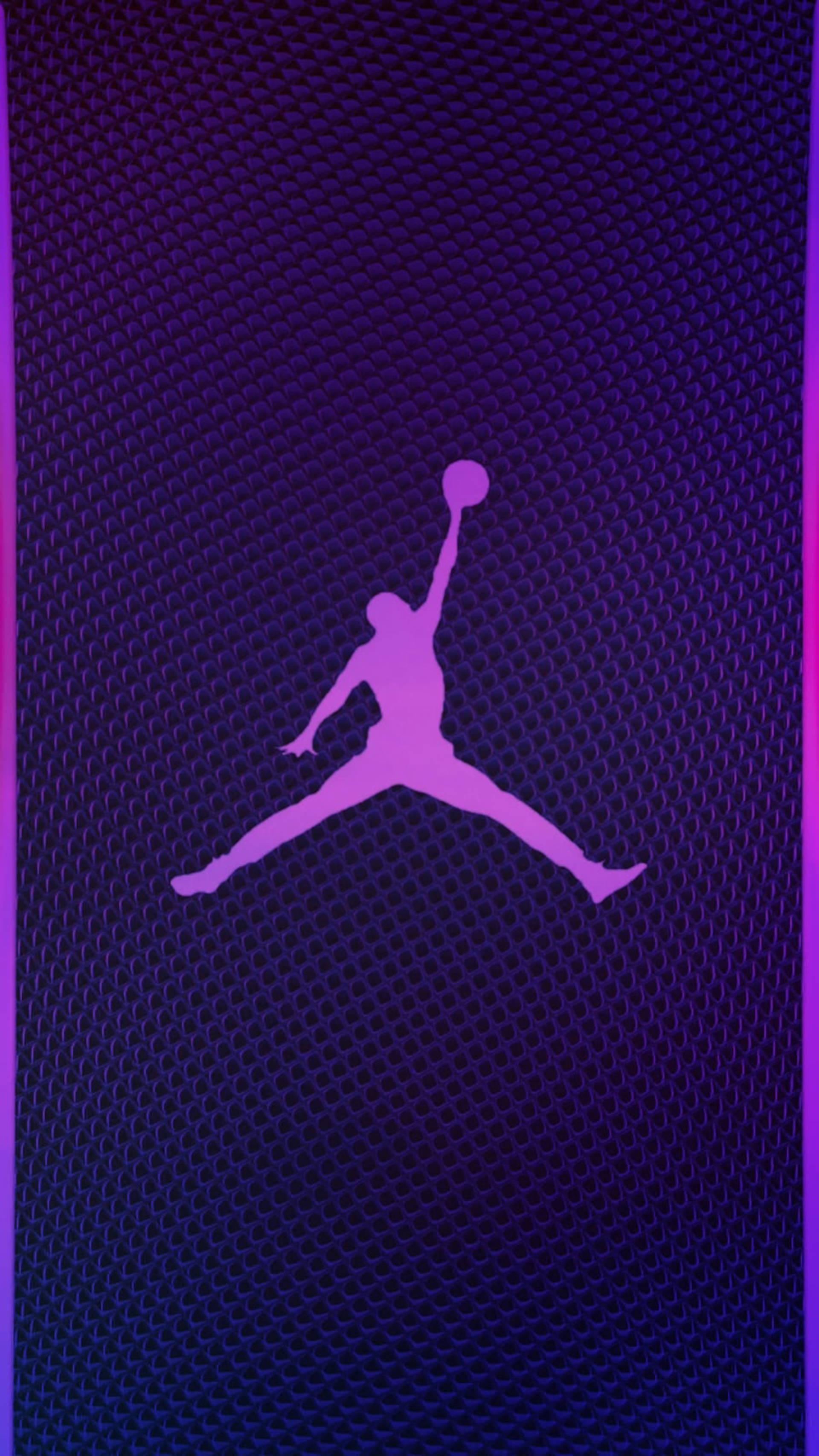 Violet Air Jordan Logo — 1920x3413 wallpaper