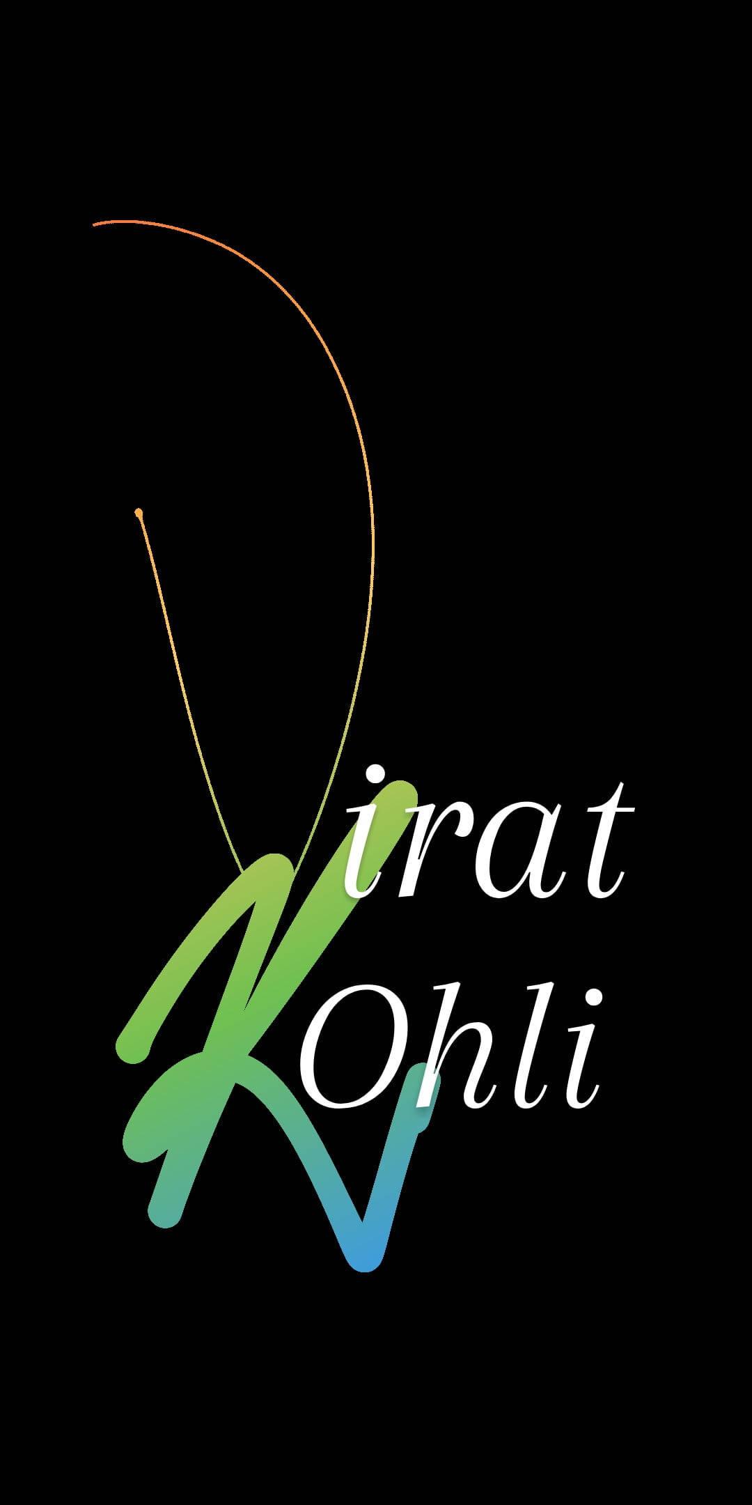 Virat Kohli HD Word Art