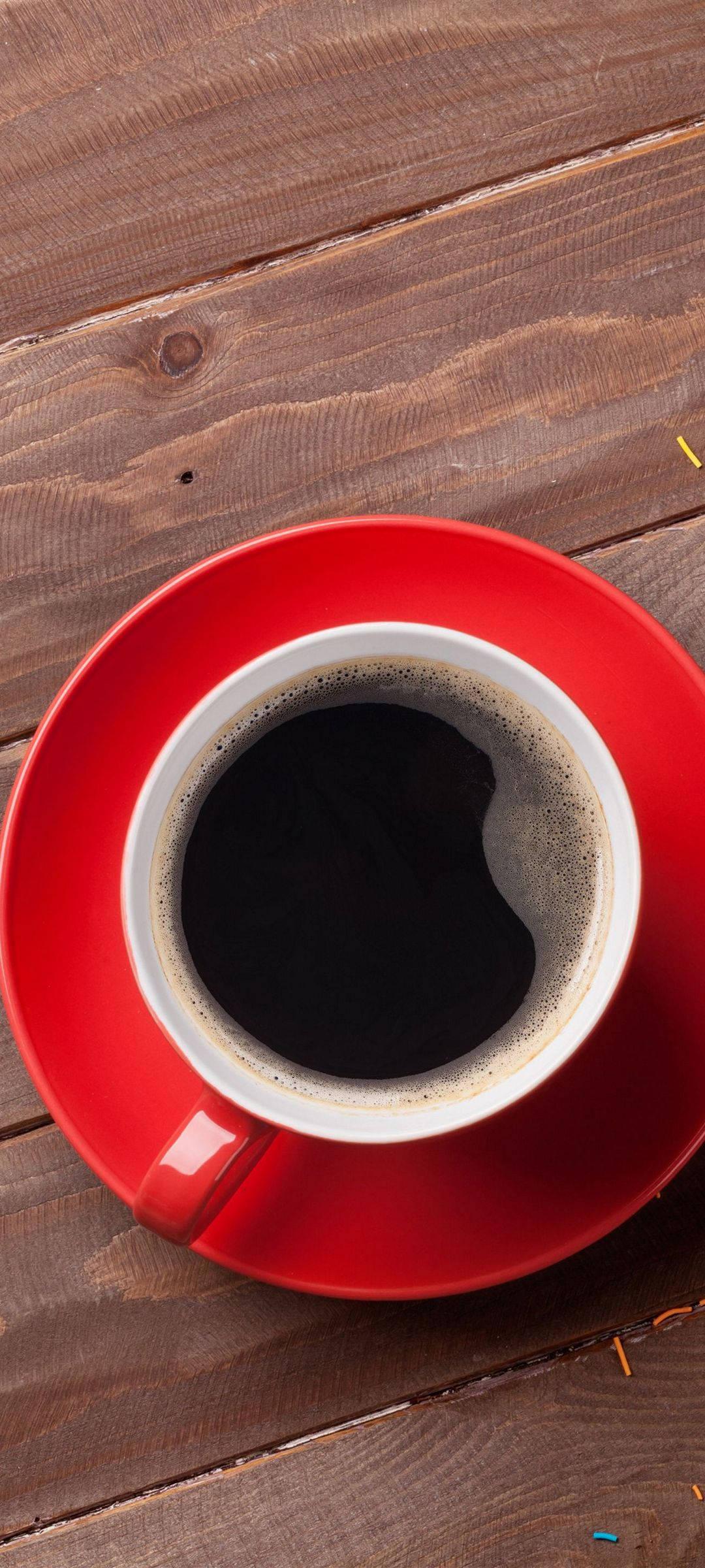 Vivo V20 Coffee Red Cup — 1080x2400 wallpaper