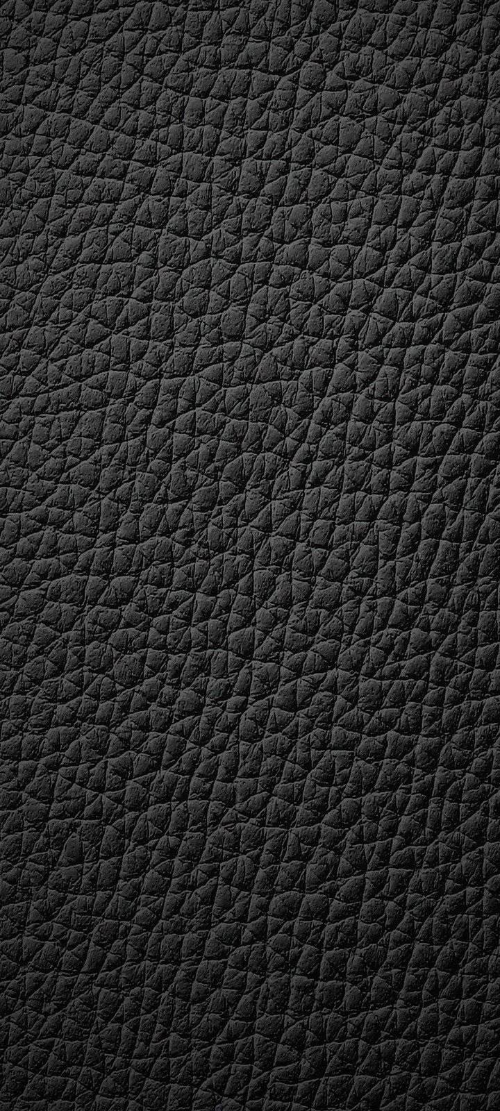 Vivo Y20 Black Leather Texture — 720x1600 wallpaper