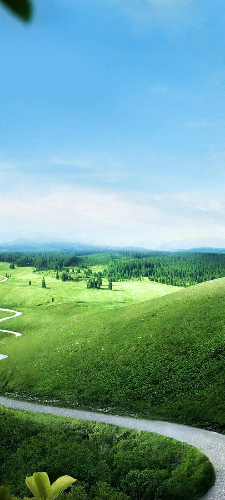 Vivo Y20 Calming Rolling Hills — 720x1600 wallpaper