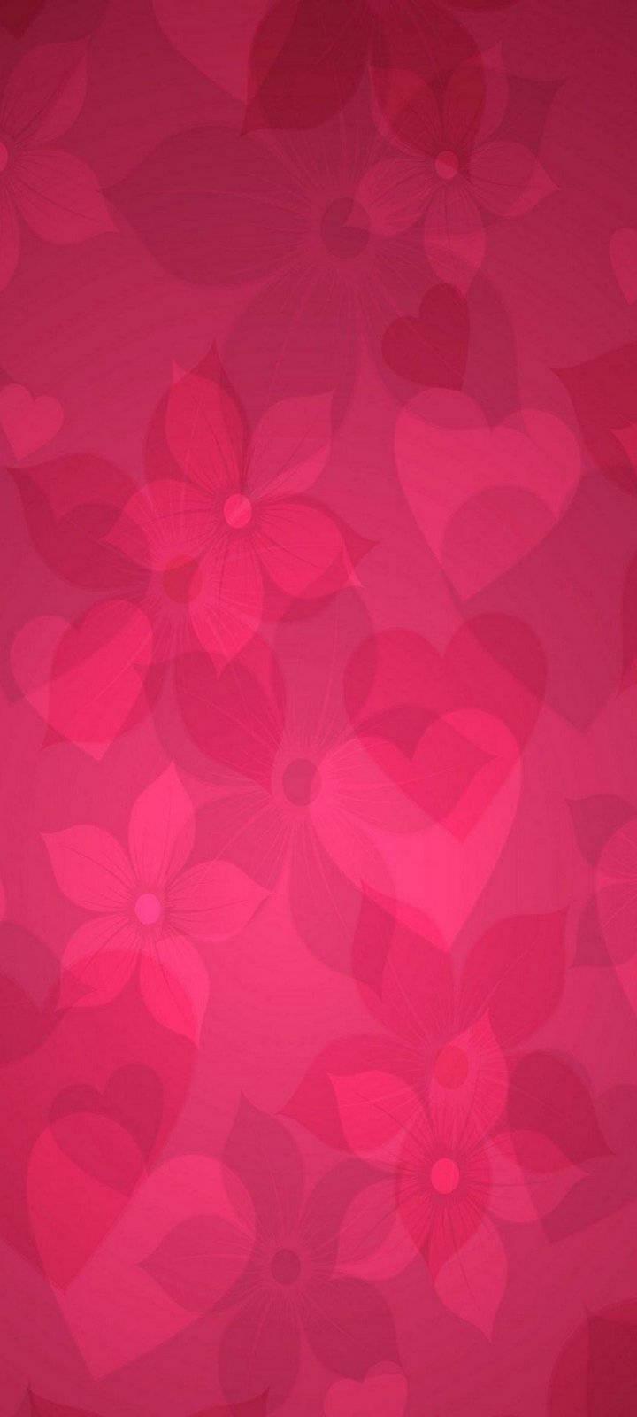 Vivo Y20 Cute Floral Pink — 720x1600 wallpaper