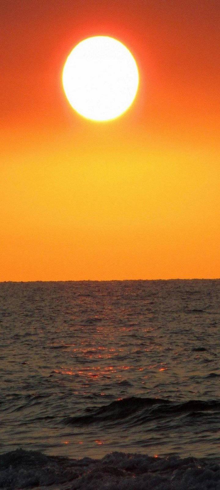 Vivo Y20 Sun Over The Horizon — 720x1600 wallpaper