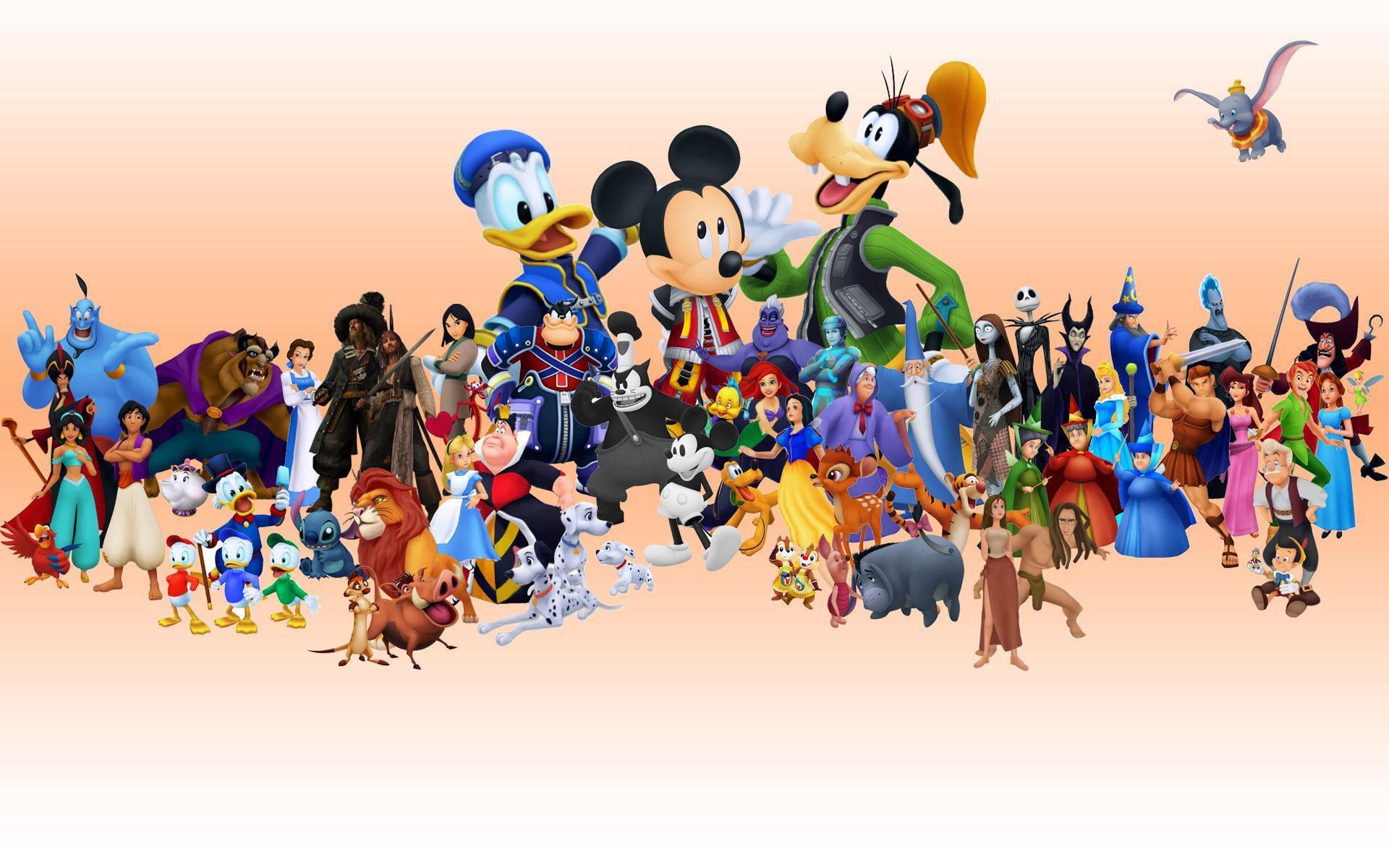 Walt Disney Characters 4k Cartoon — 1920x1200 wallpaper