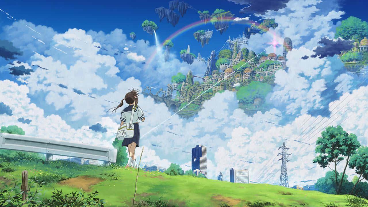 Wandering Through a Mysterious Anime Scenery — 1280x720 wallpaper