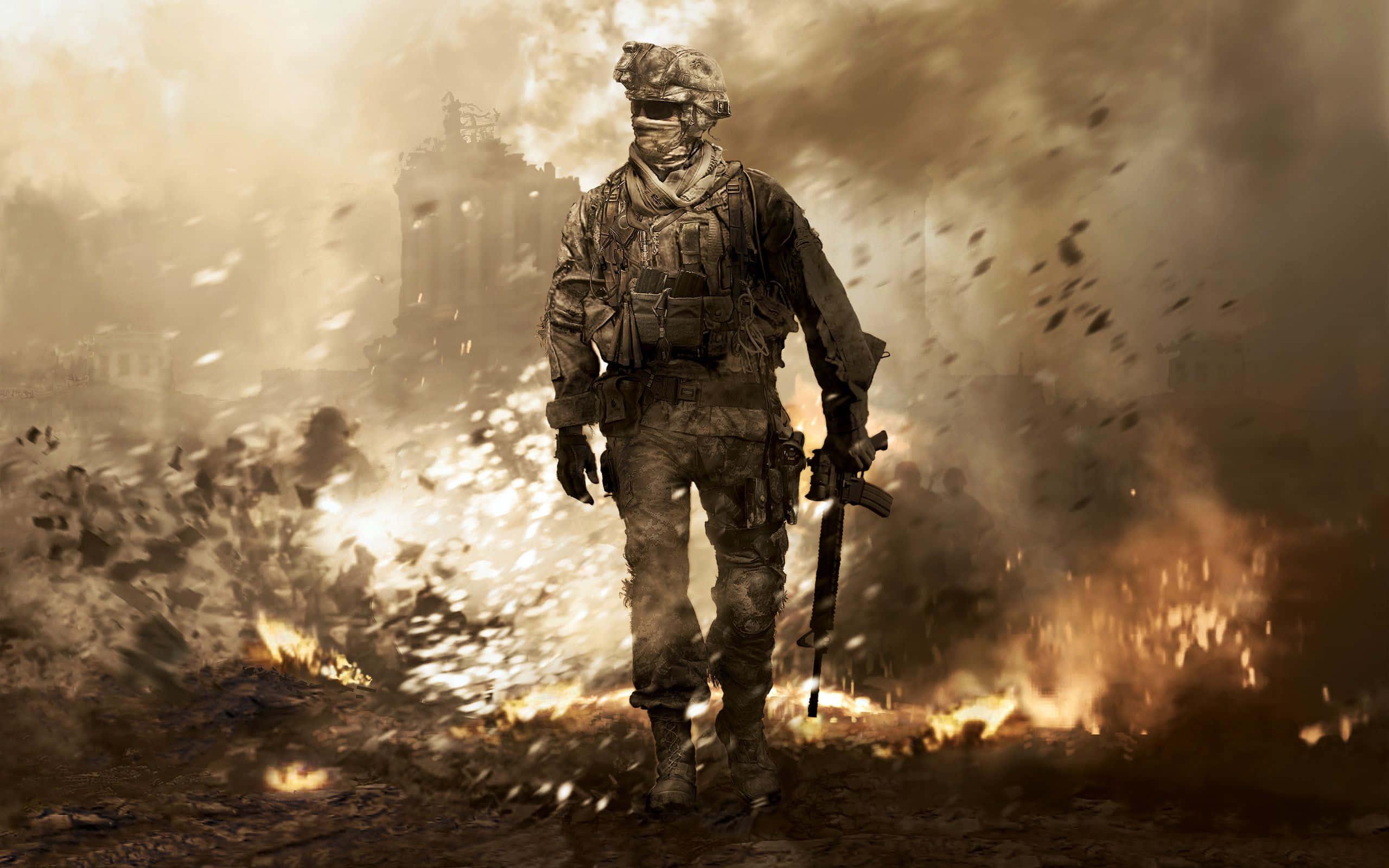 Warm Up and Gear Up for the Call of Duty — 2560x1600 wallpaper