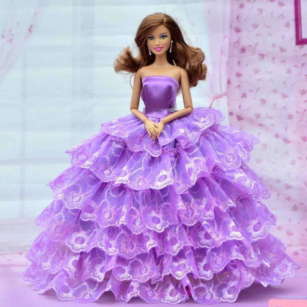 Watch Barbie Shine Wearing This Elegant Purple Gown — 1000x1000 wallpaper