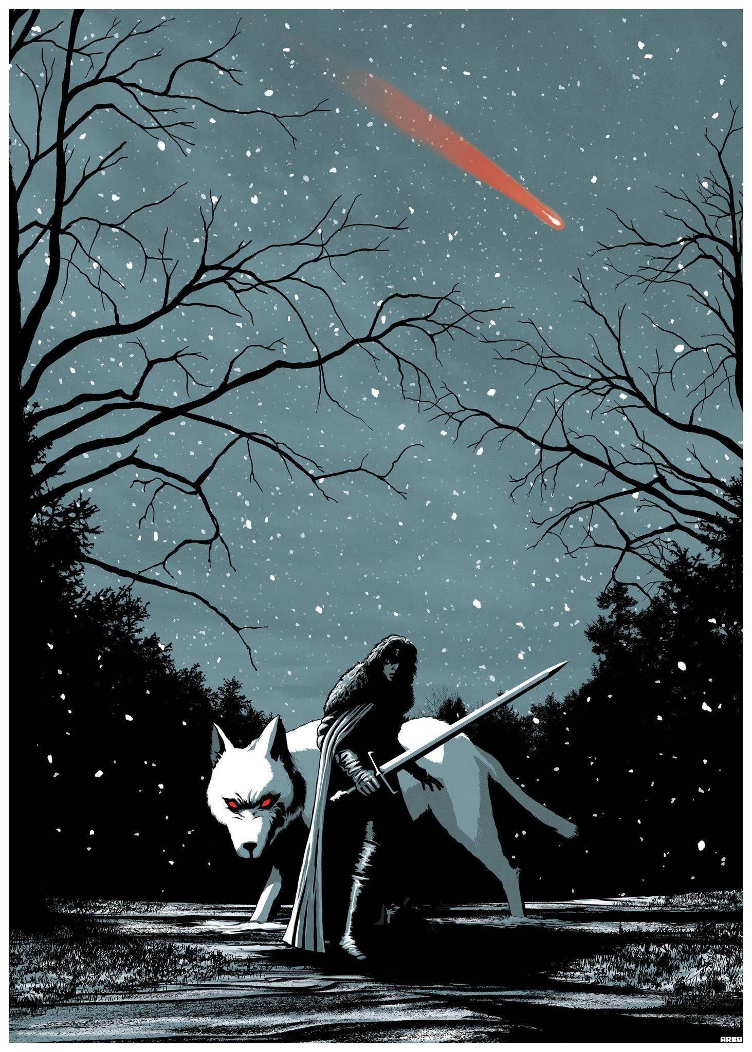 Watch the Night's Watch with Jon Snow — 1463x2048 wallpaper