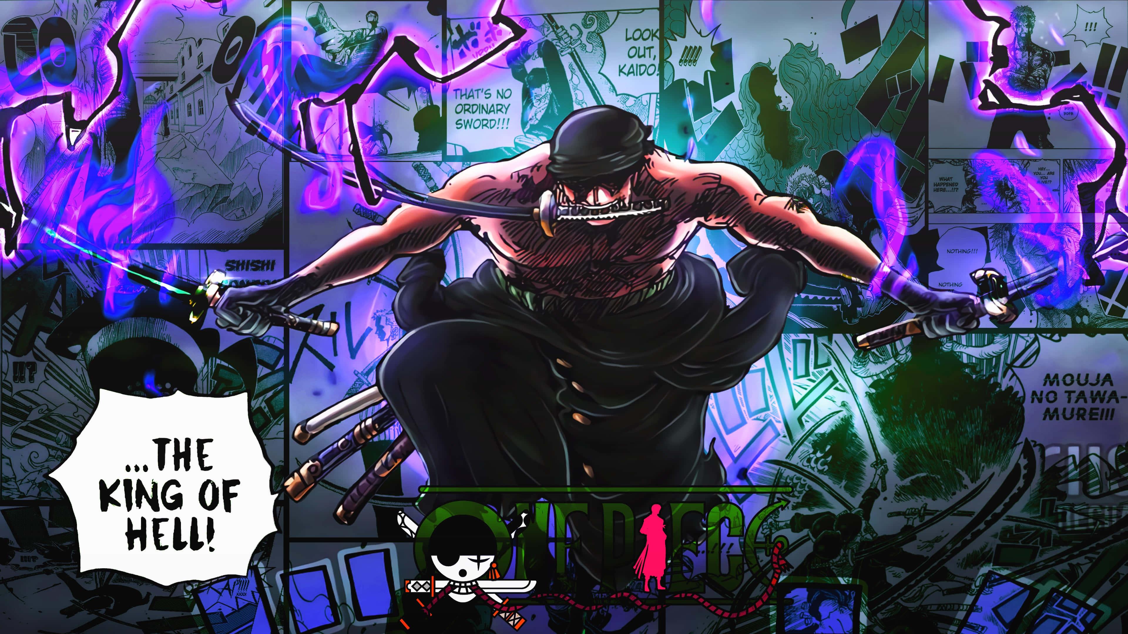Watch your enemies fear Zoro! — 3840x2160 wallpaper