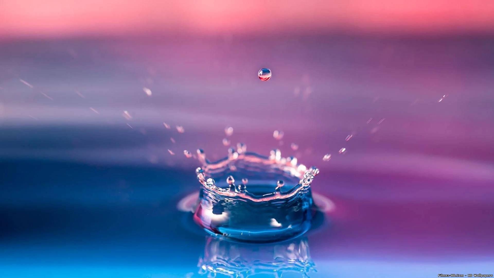 Water Drop Full Screen Hd Deskt — 1920x1080 wallpaper