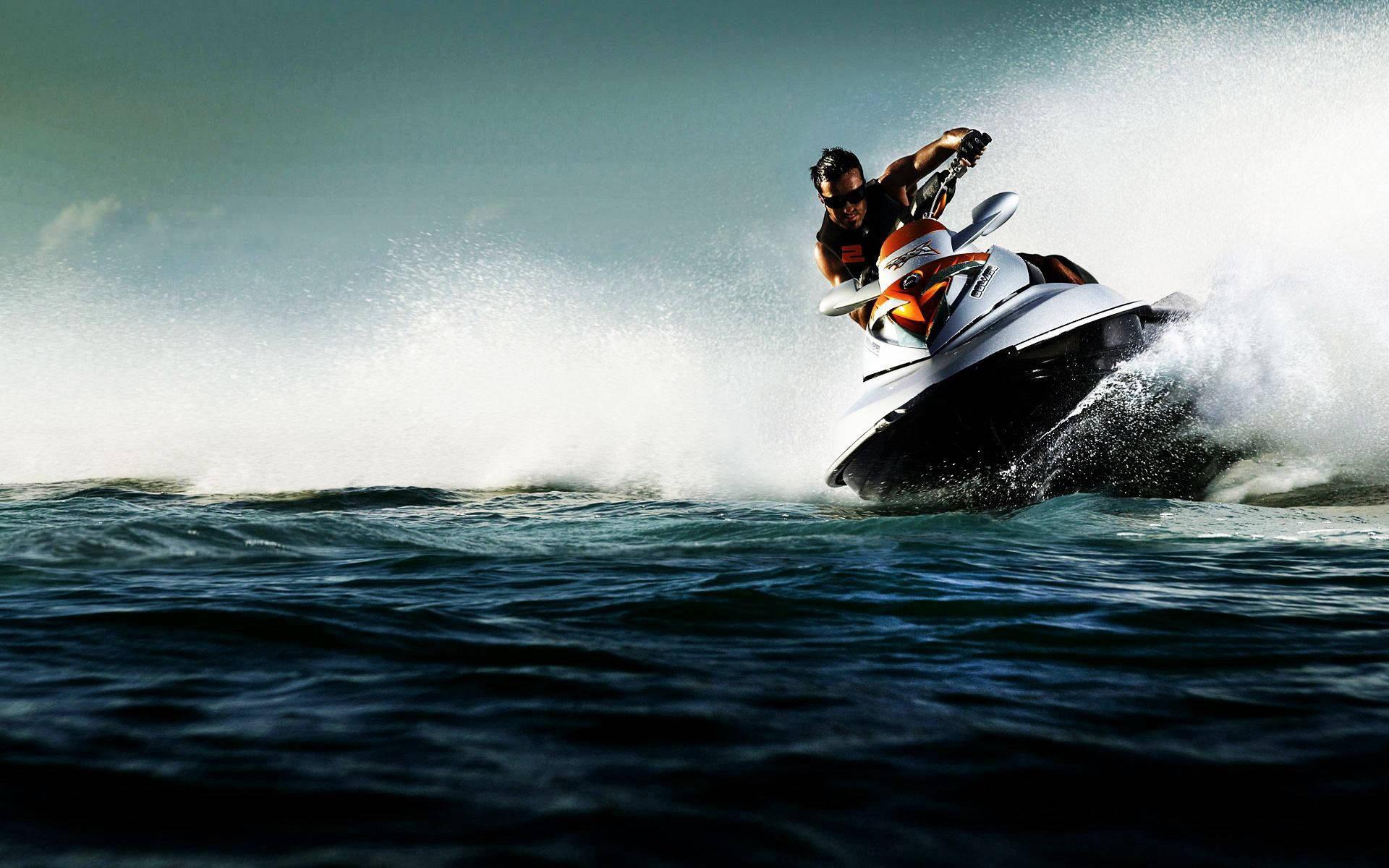 Water Motorcycle Jetski — 1920x1200 wallpaper