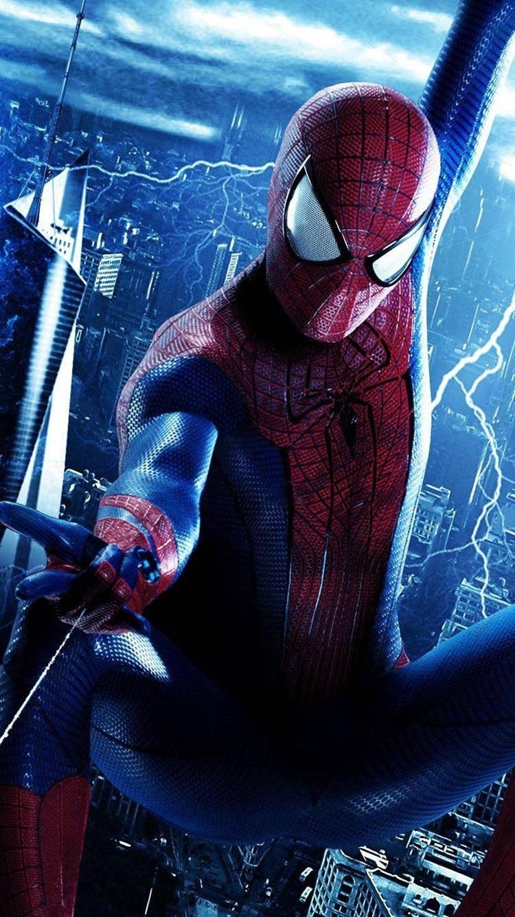 Web Shot Spider Man Iphone — 750x1334 wallpaper
