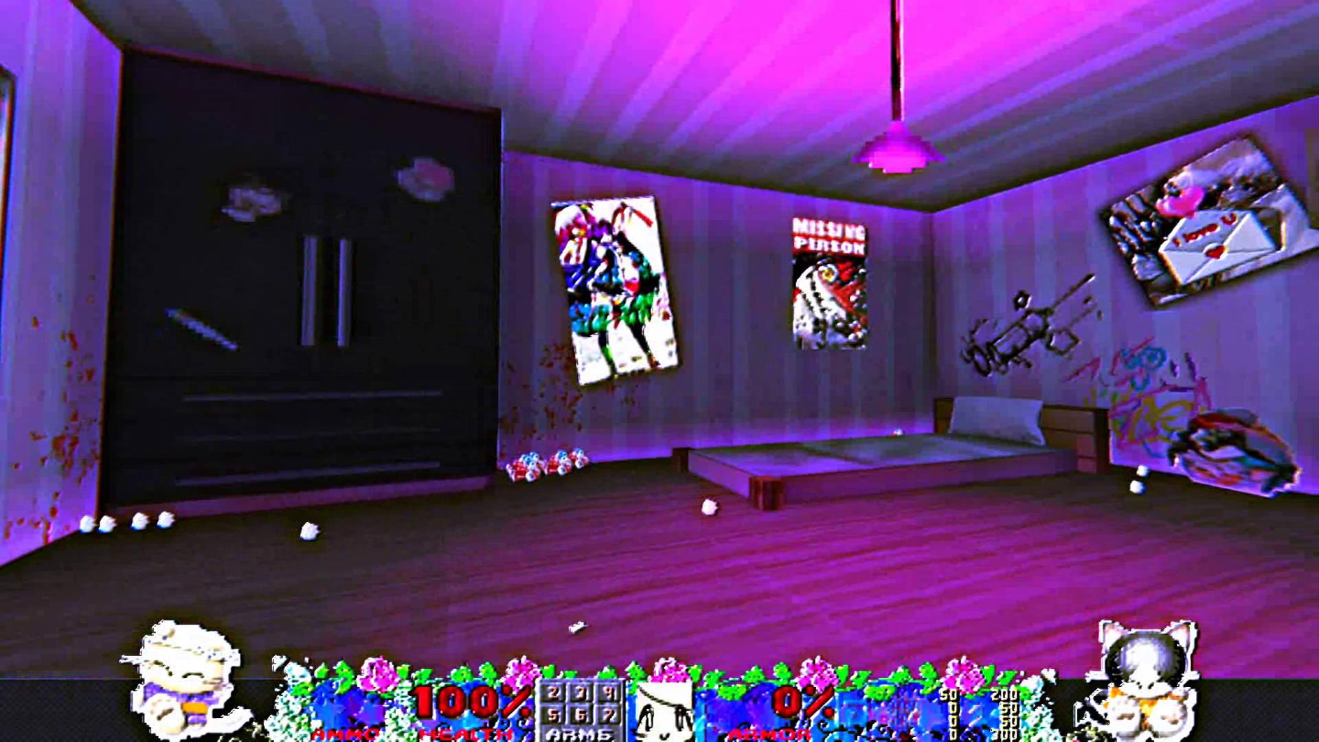 Weirdcore Purple Room — 1920x1080 wallpaper