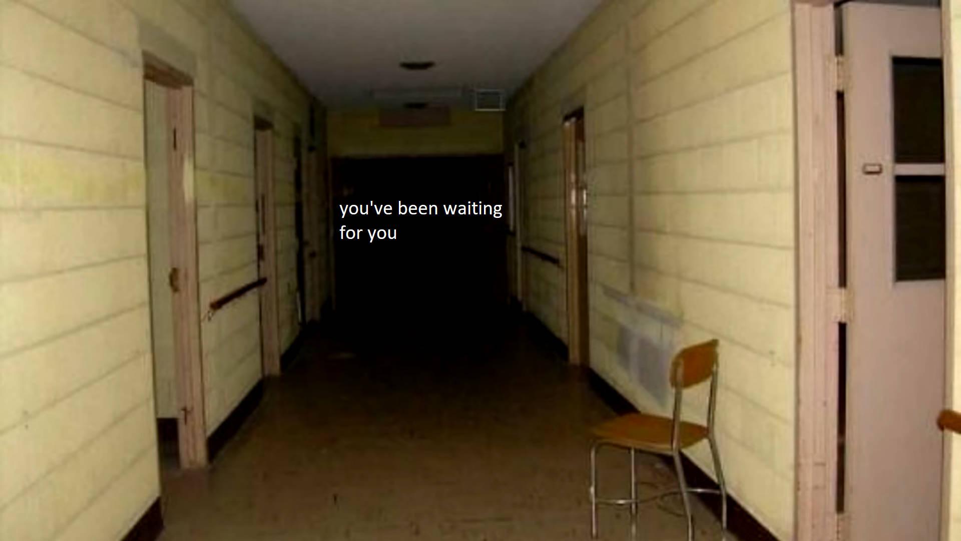 Weirdcore School Hallway — 1920x1080 wallpaper