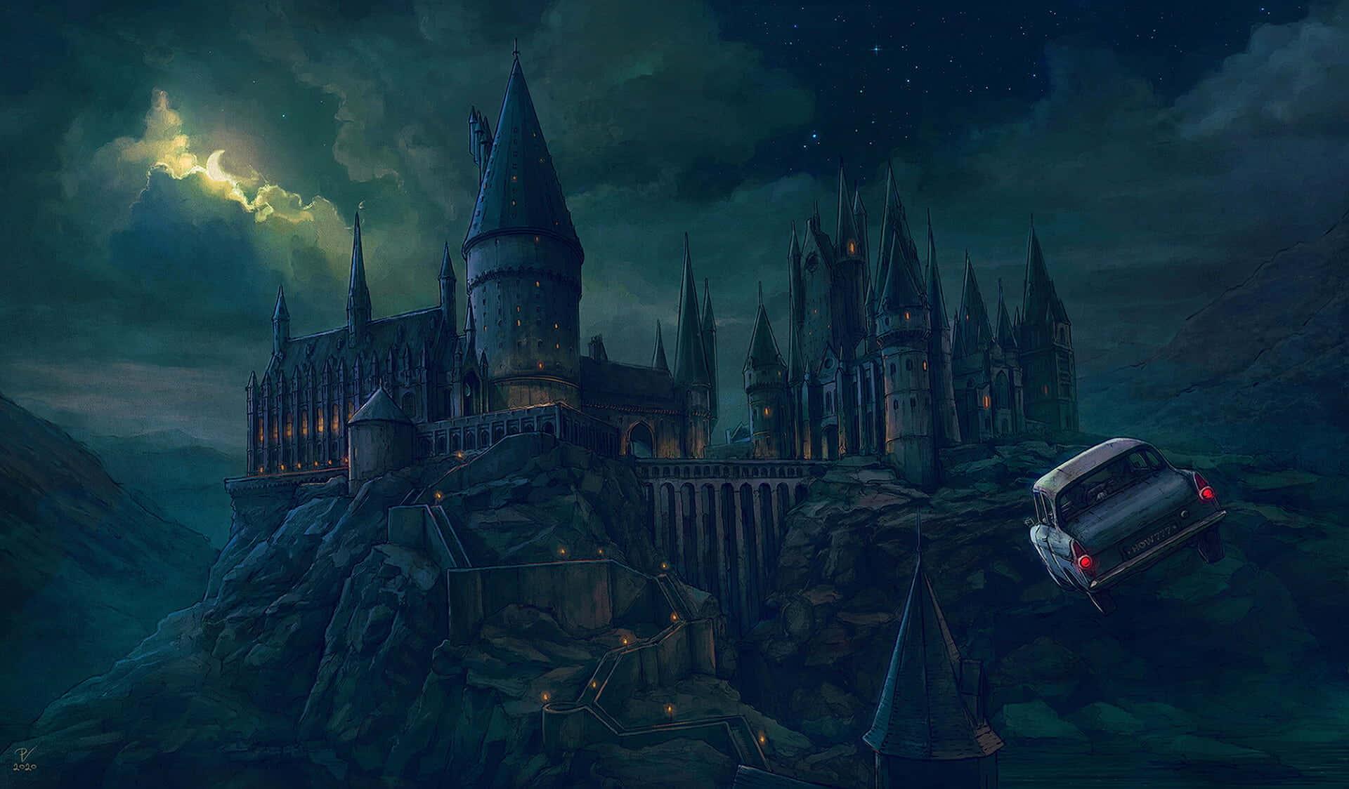 Welcome to Hogwarts School of Witchcraft and Wizardry — 1920x1124 wallpaper