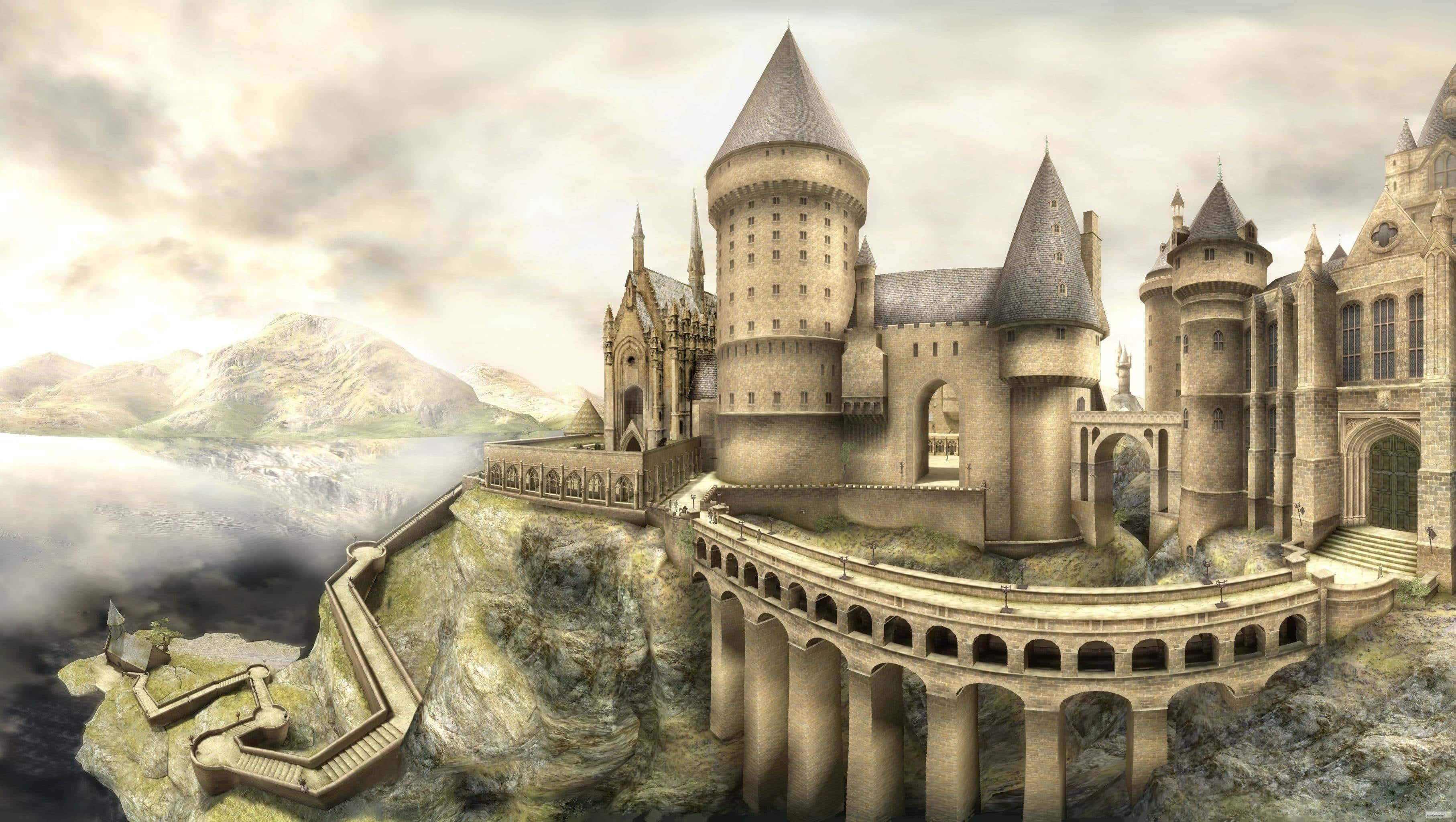 Welcome to Hogwarts – the home of magic and enchantment — 3628x2047 wallpaper