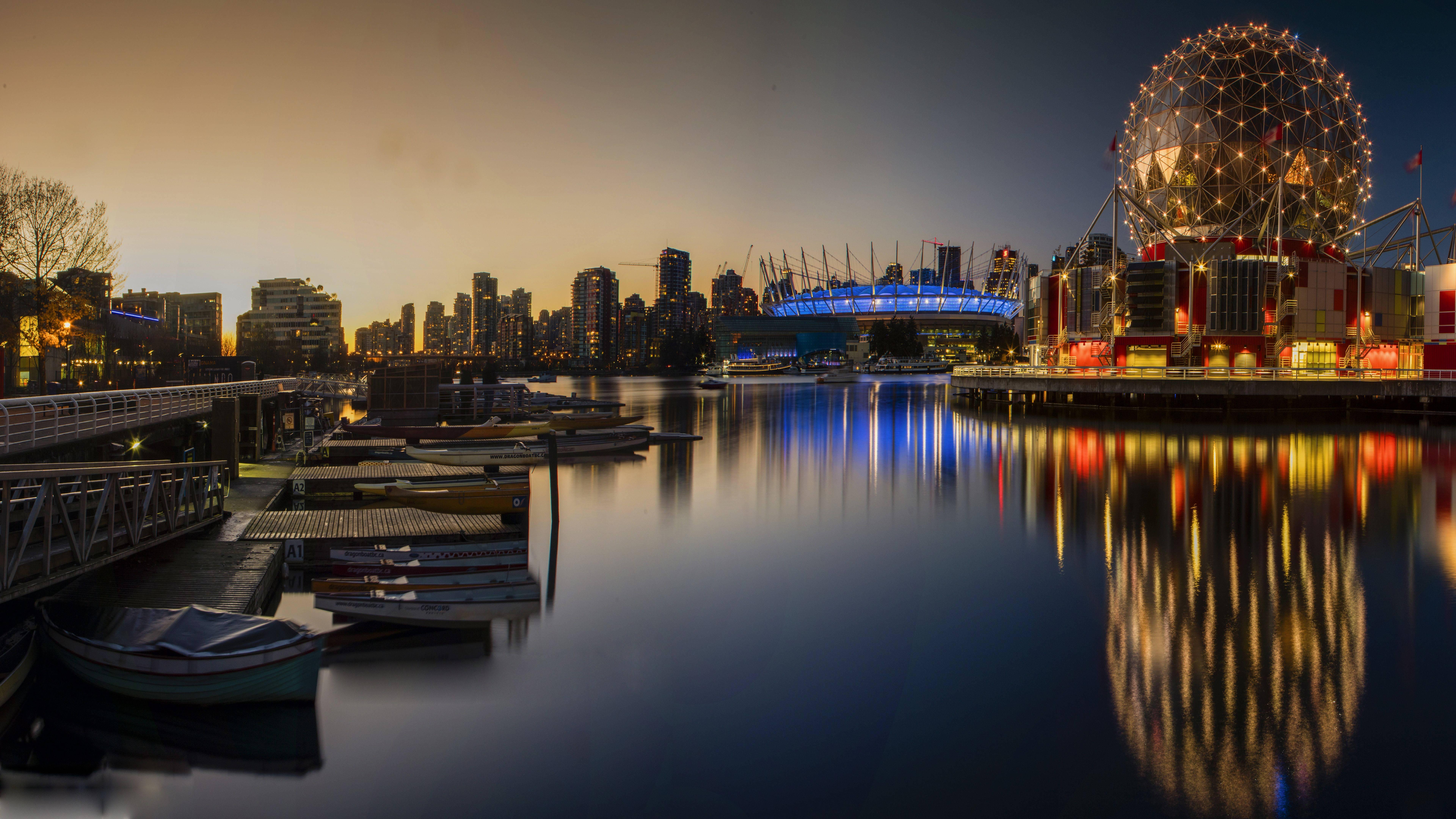 Welcome to Science World - Vancouver — 7680x4320 wallpaper