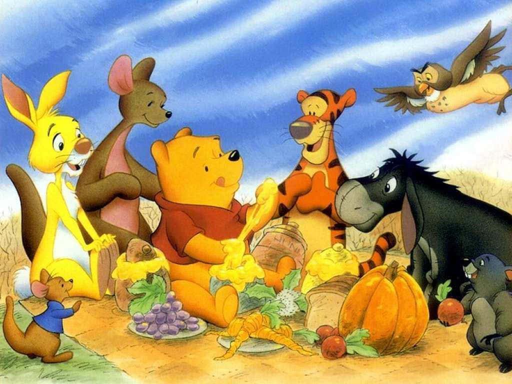 Welcome to Winnie The Pooh's peaceful home in the Hundred Acre Wood. — 1024x768 wallpaper