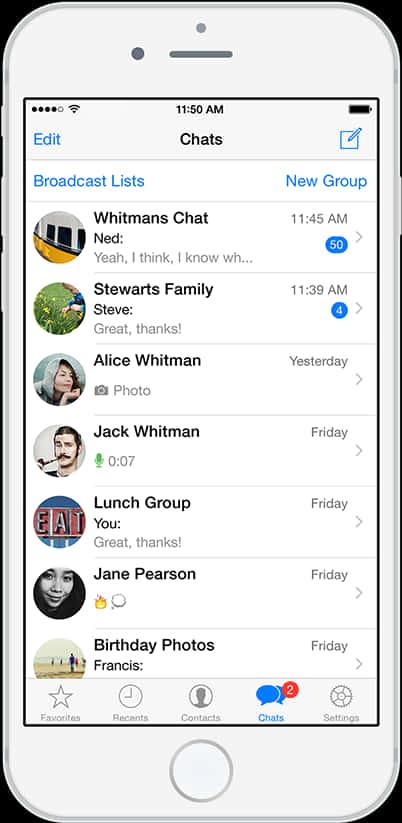 Whats App Chat Interface Screenshot — 402x823 wallpaper
