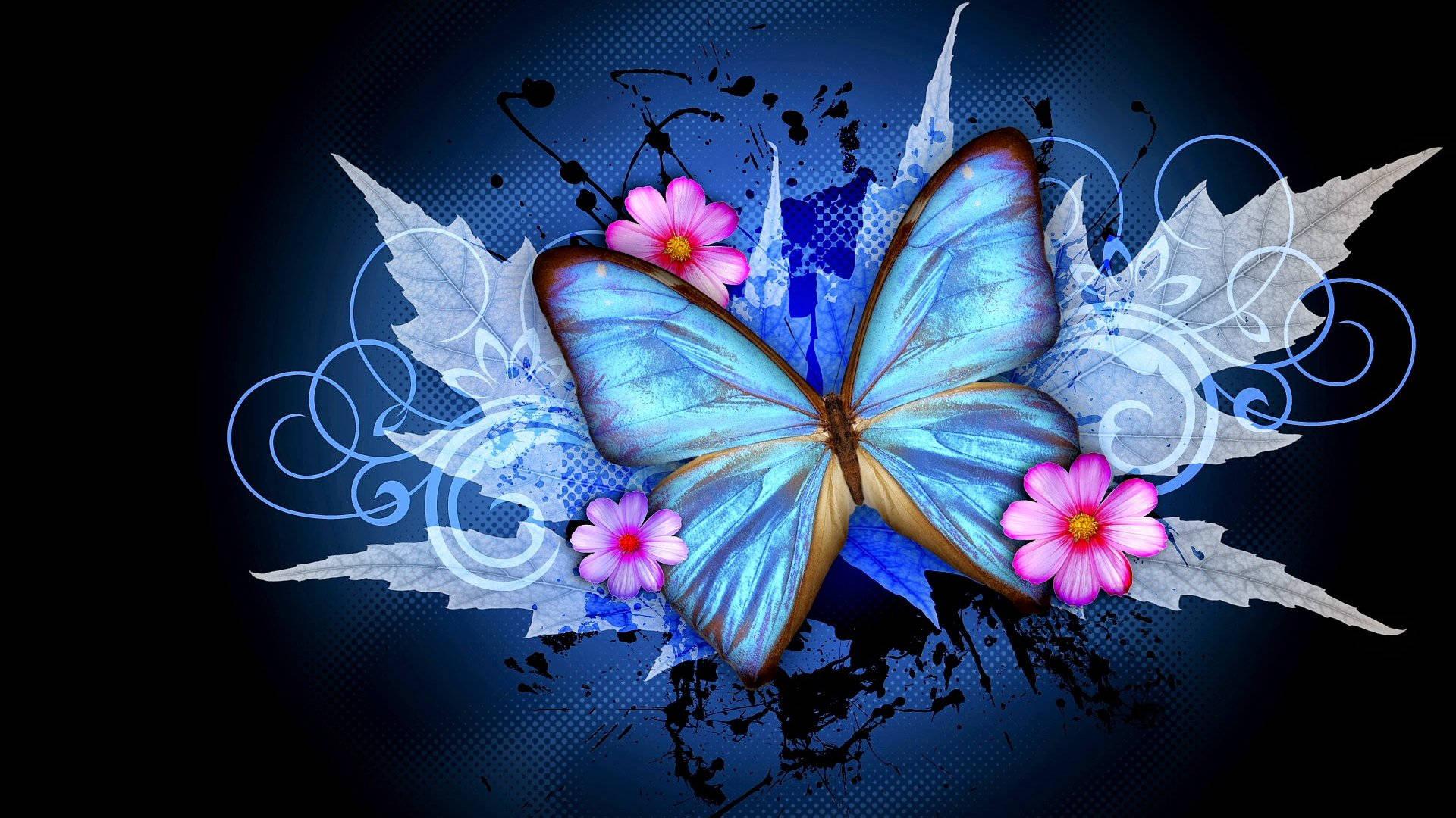 WhatsApp DP Autumn Butterfly — 1920x1080 wallpaper