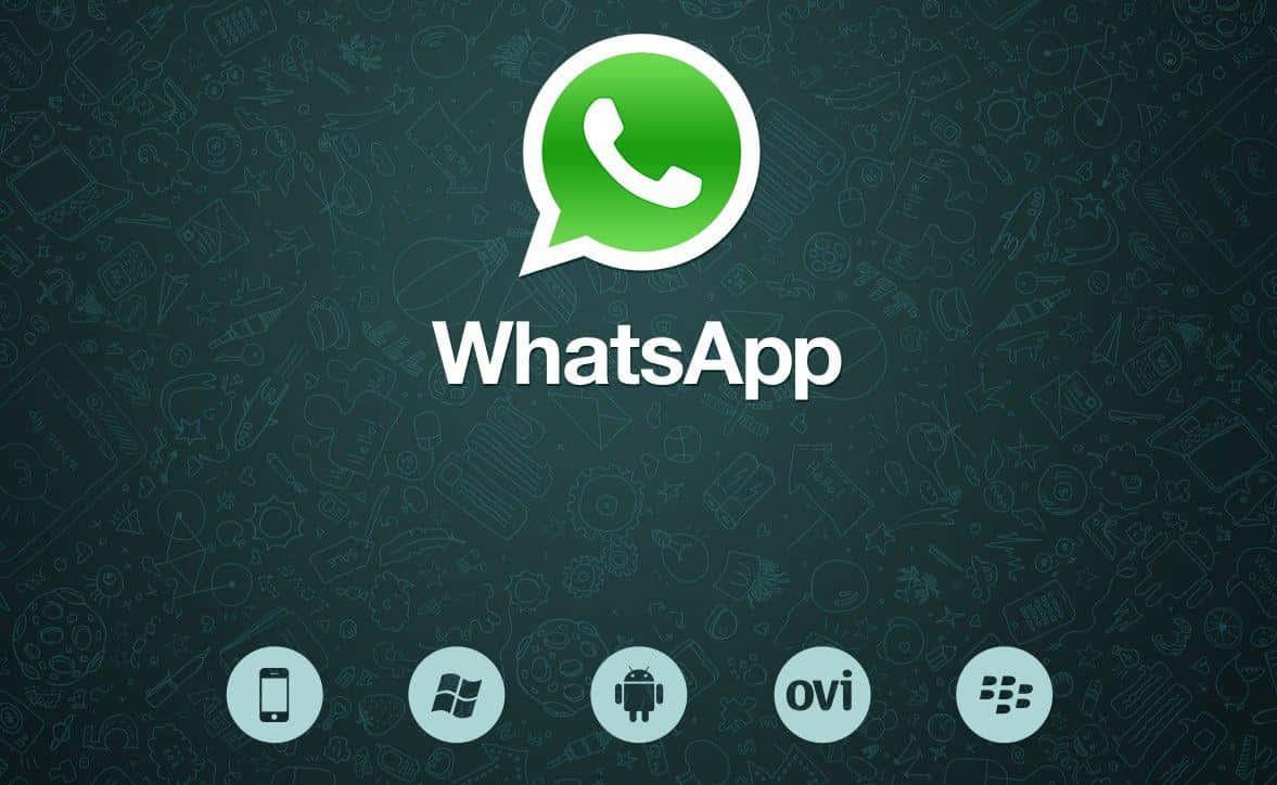 whatsapp logo with various icons on it — 1177x724 wallpaper