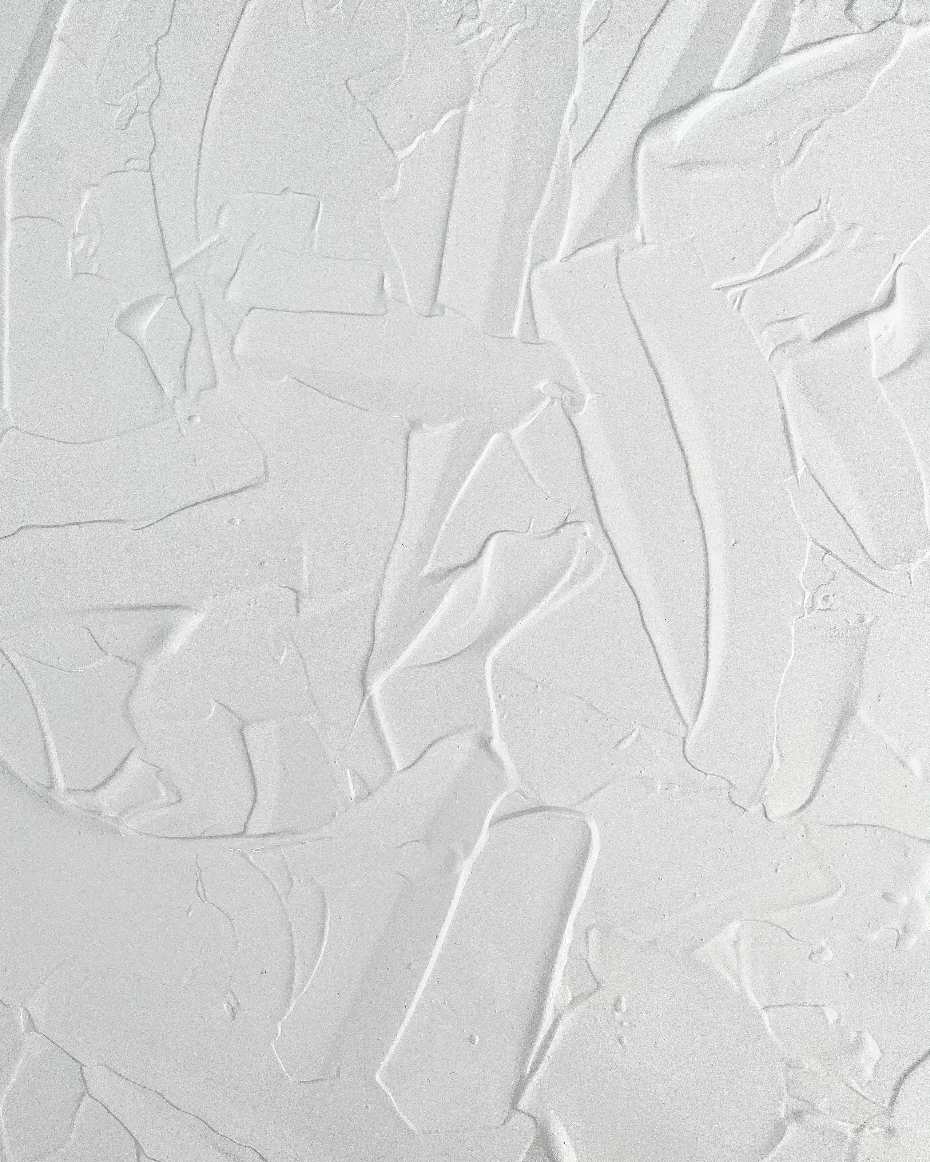 White Aesthetic Brush Stroke Texture — 3024x3780 wallpaper