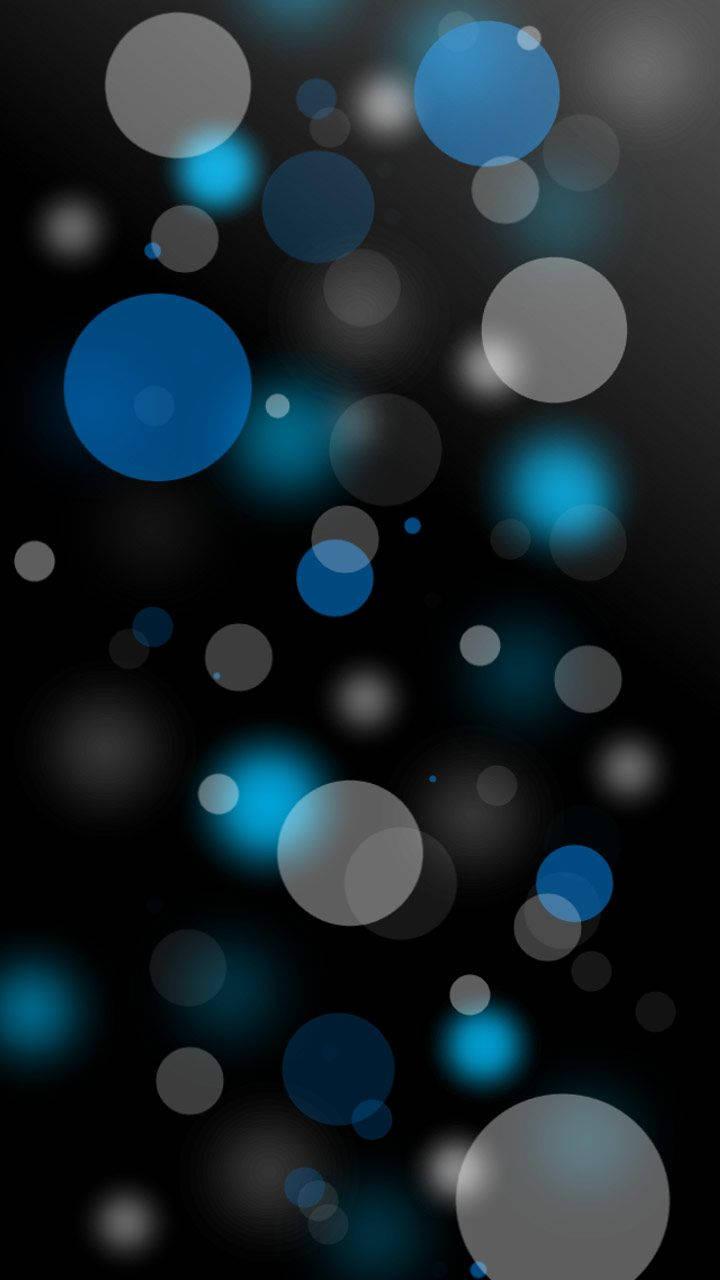 White And Blue Backscatter Orb Samsung — 720x1280 wallpaper