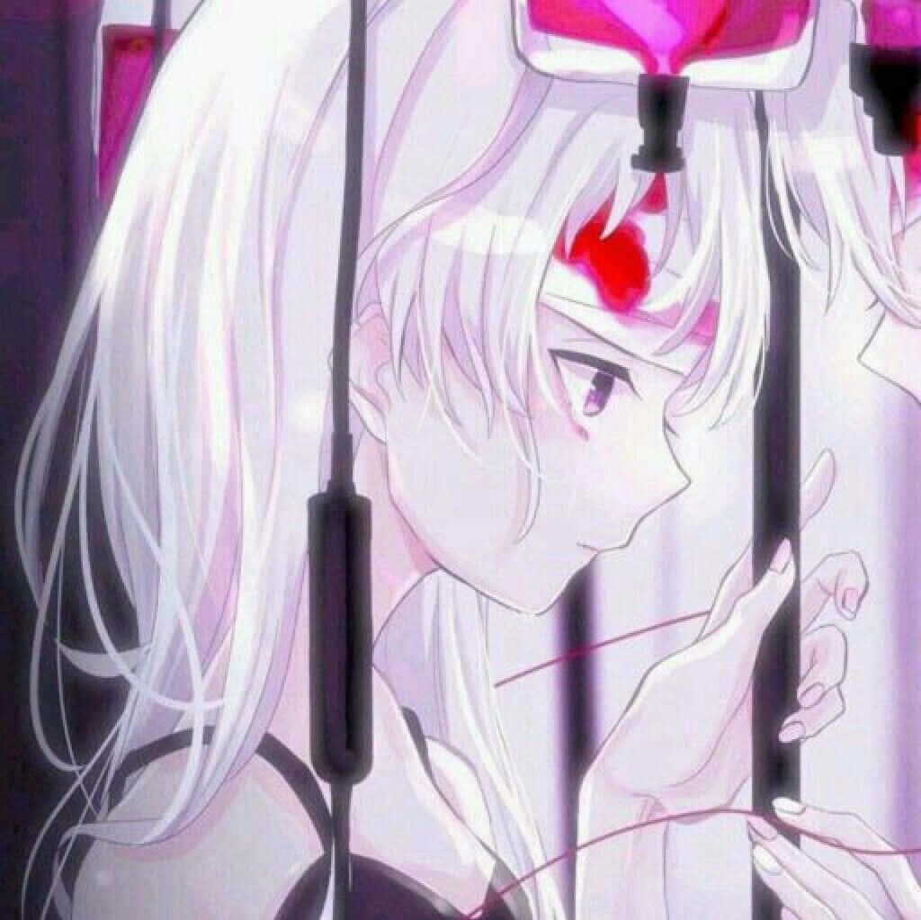White Anime Girl Matching Couple Pfp — 1024x1023 wallpaper