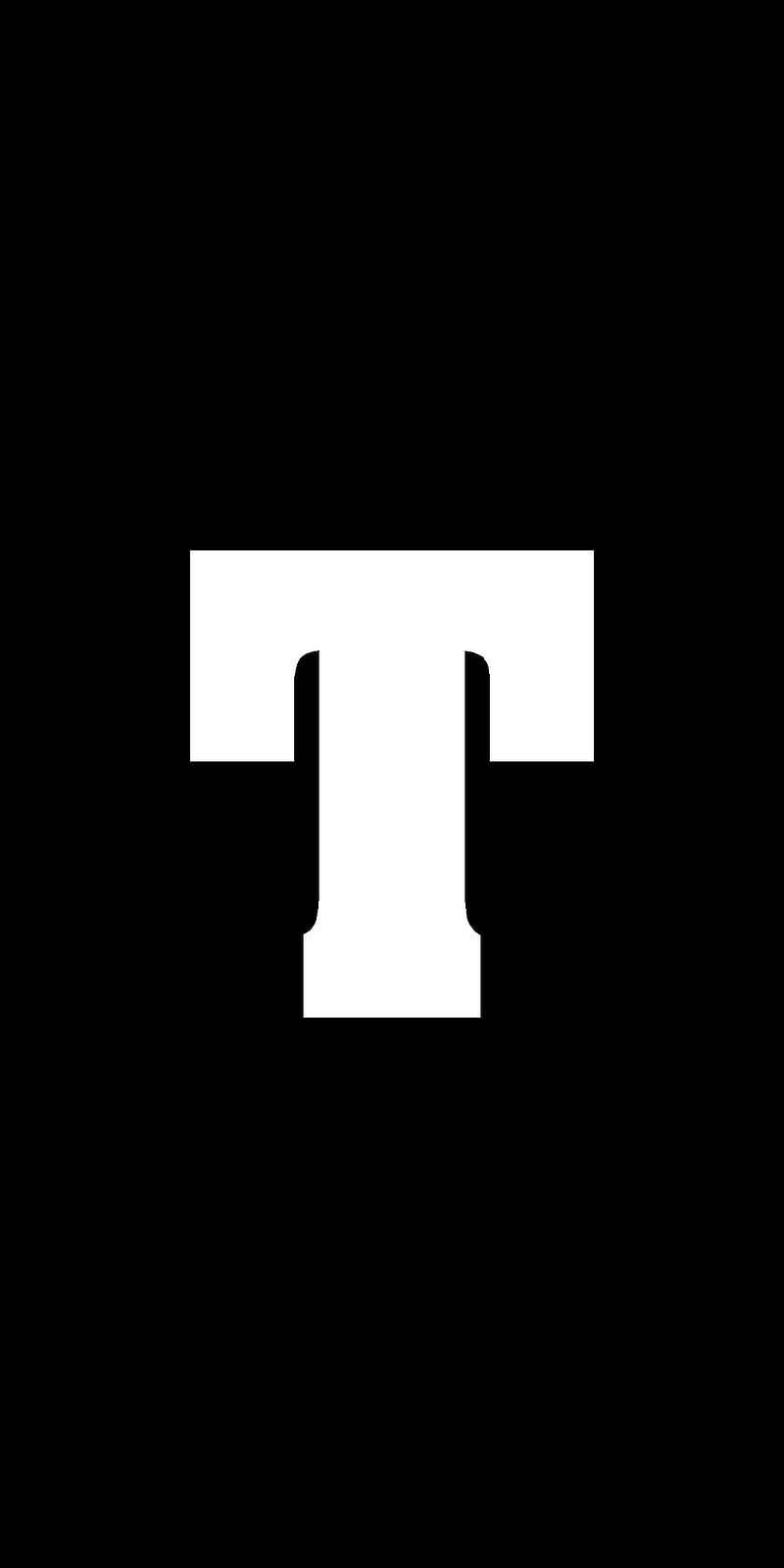 White Letter T Name Black — 800x1601 wallpaper