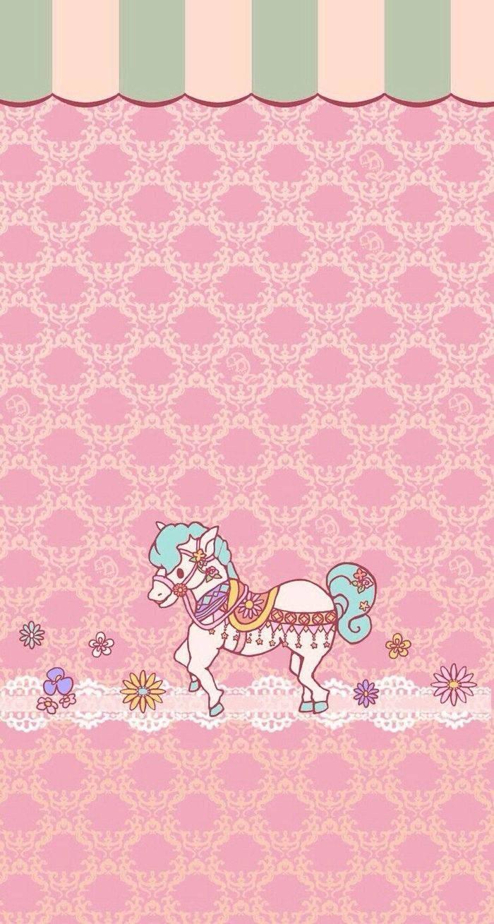 White Pony Pretty Phone — 700x1309 wallpaper