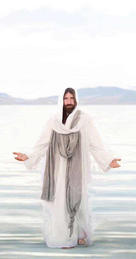 White Shroud Jesus Phone — 547x1039 wallpaper