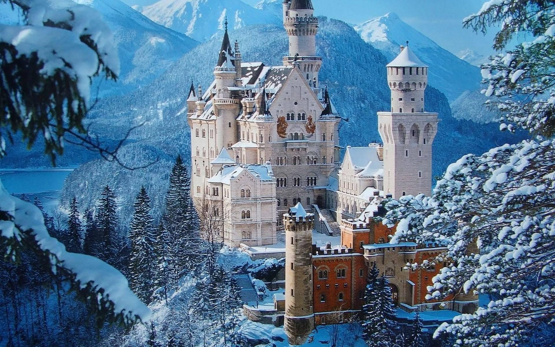White Winter Castle — 1920x1200 wallpaper